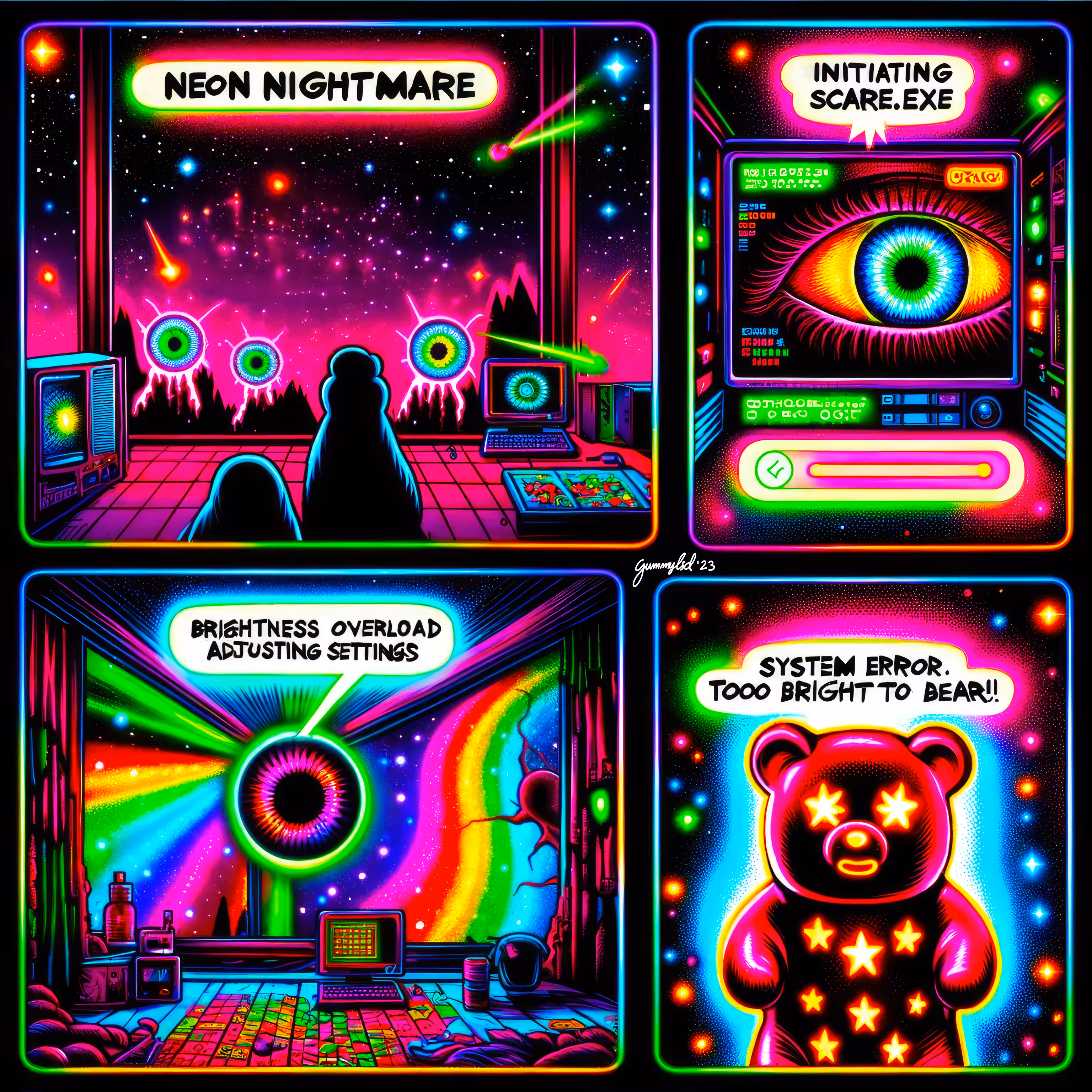 Neon Nightmare: LSDGB Comic #37