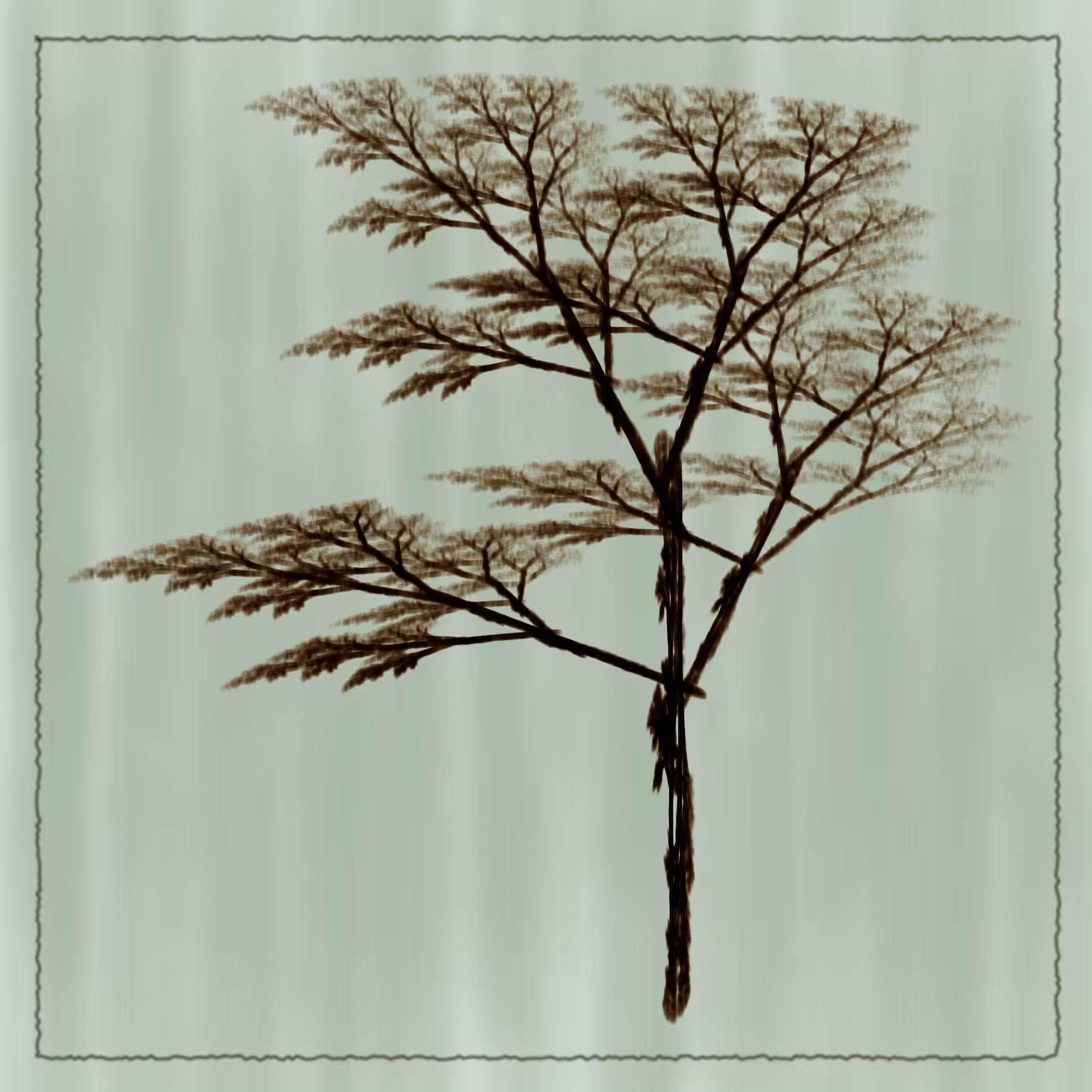 Tree on Silk