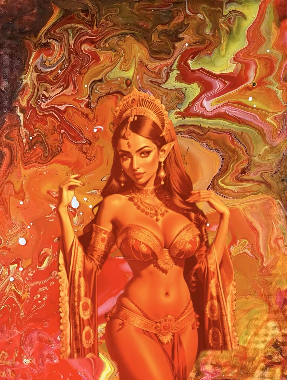 Fiery Woman