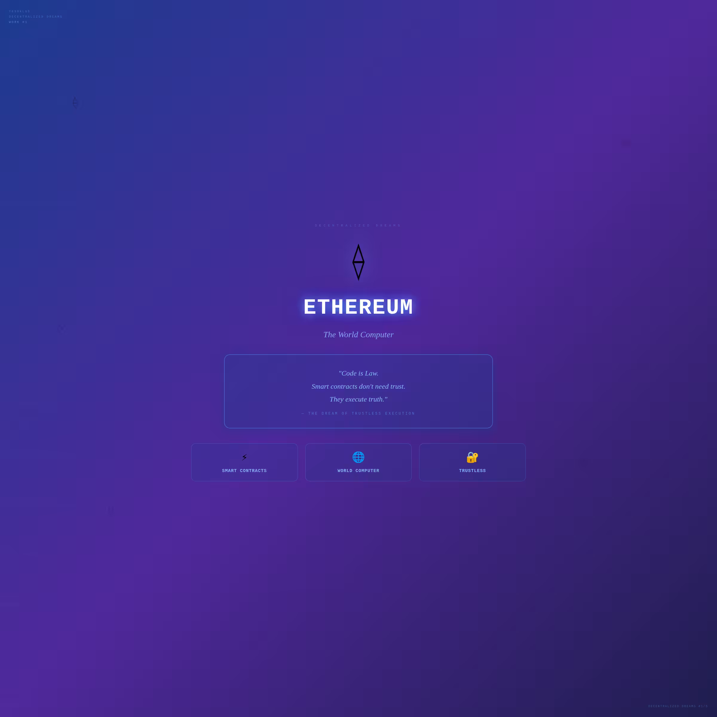 Ethereum: The World Computer