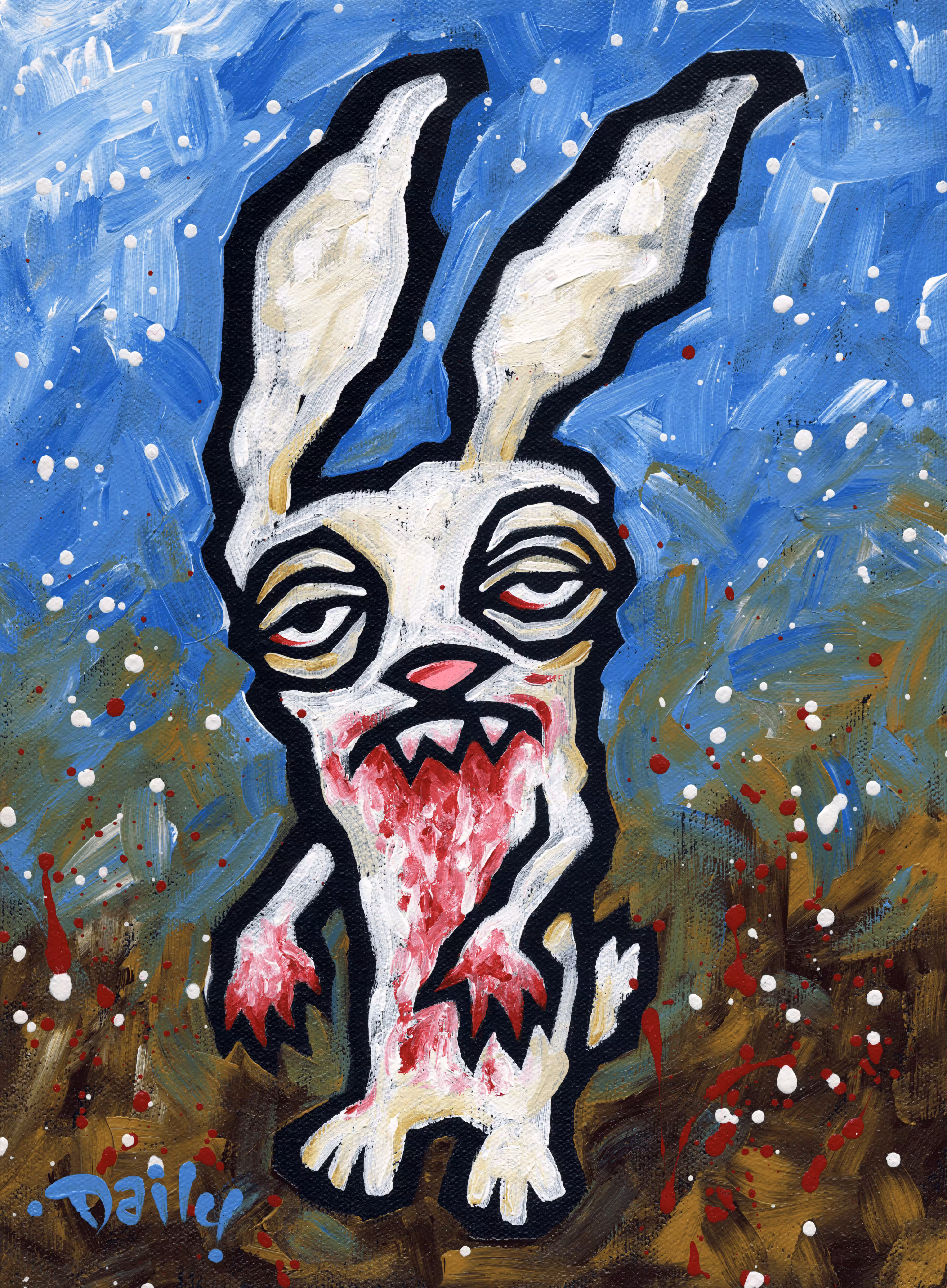 Zombie Rabbit's First Winter