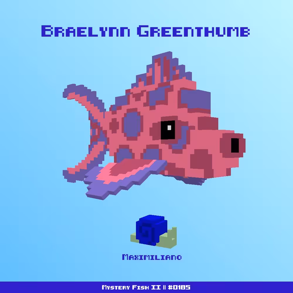 Braelynn Greenthumb :: Mystery Fish 0185/1000