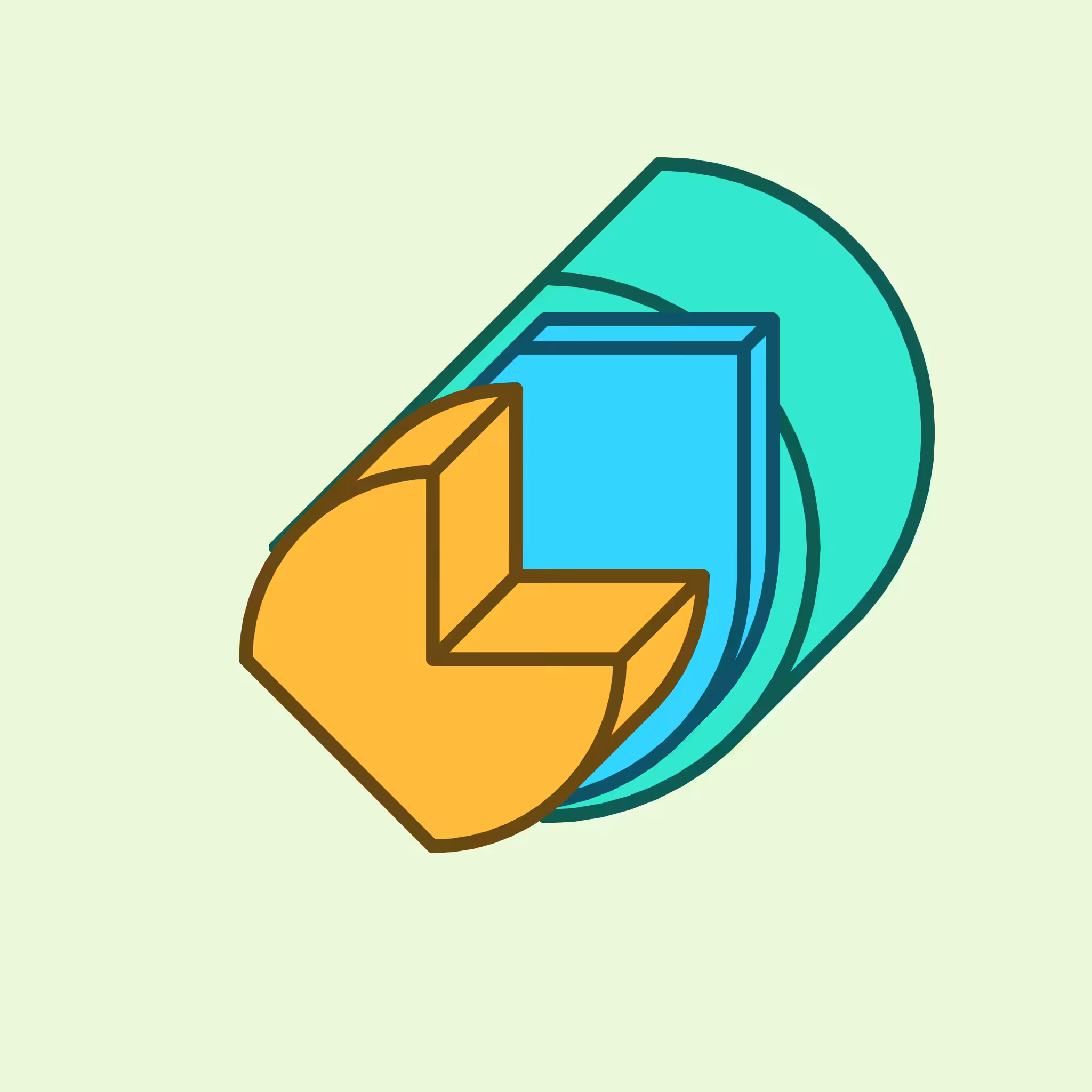 Calm shapes #1803