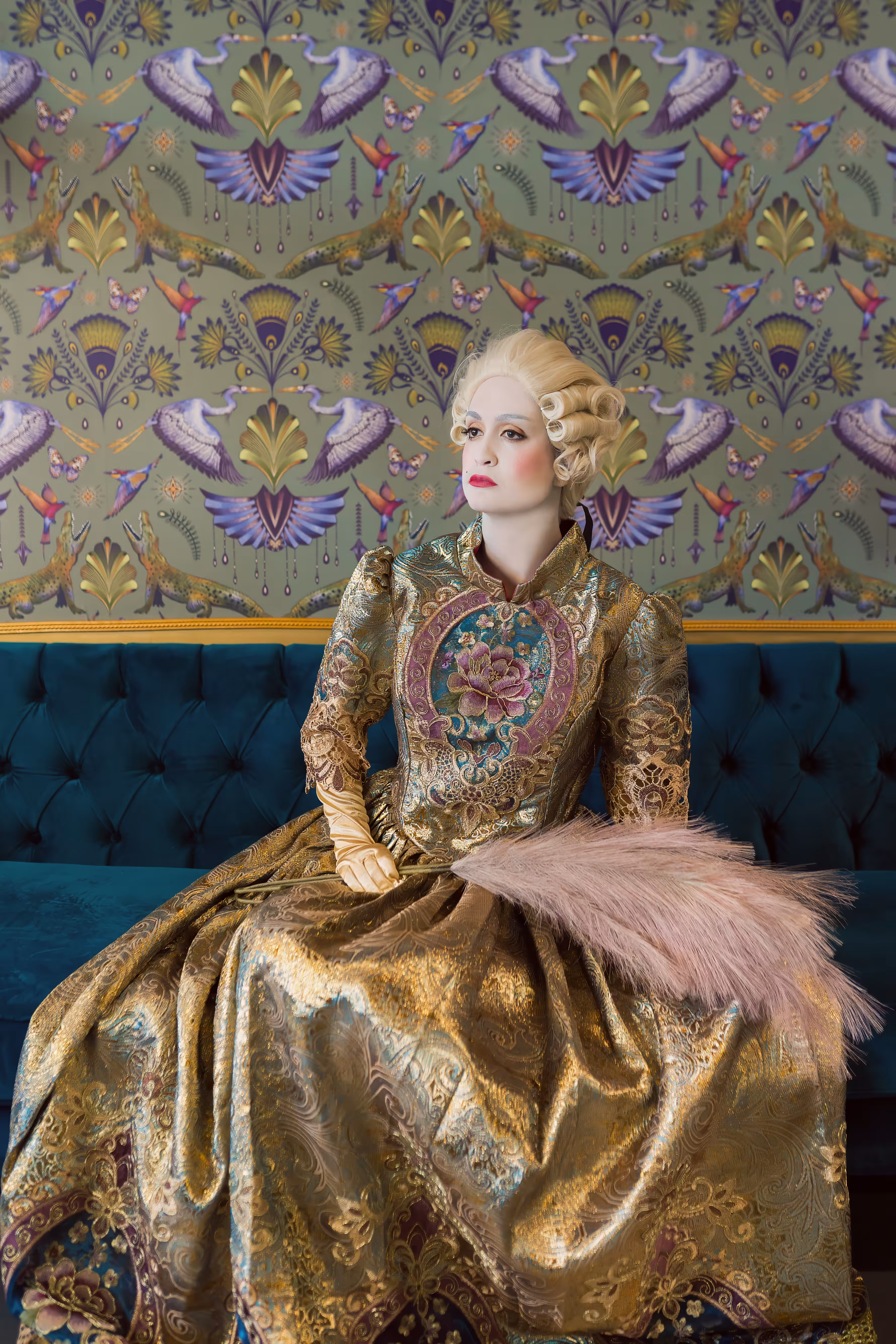 Upon a Velvet Throne