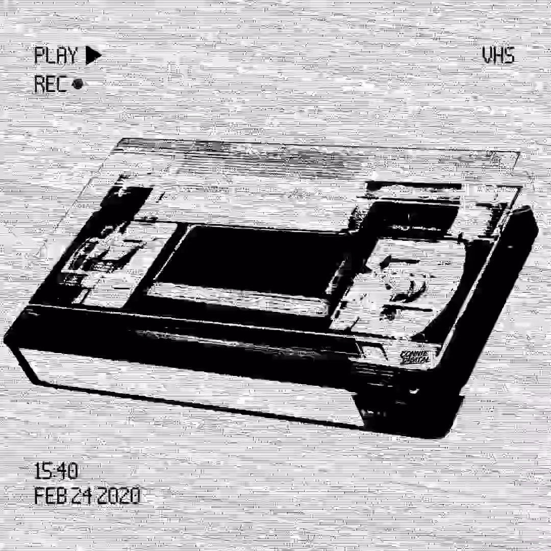 Black VHS Tape