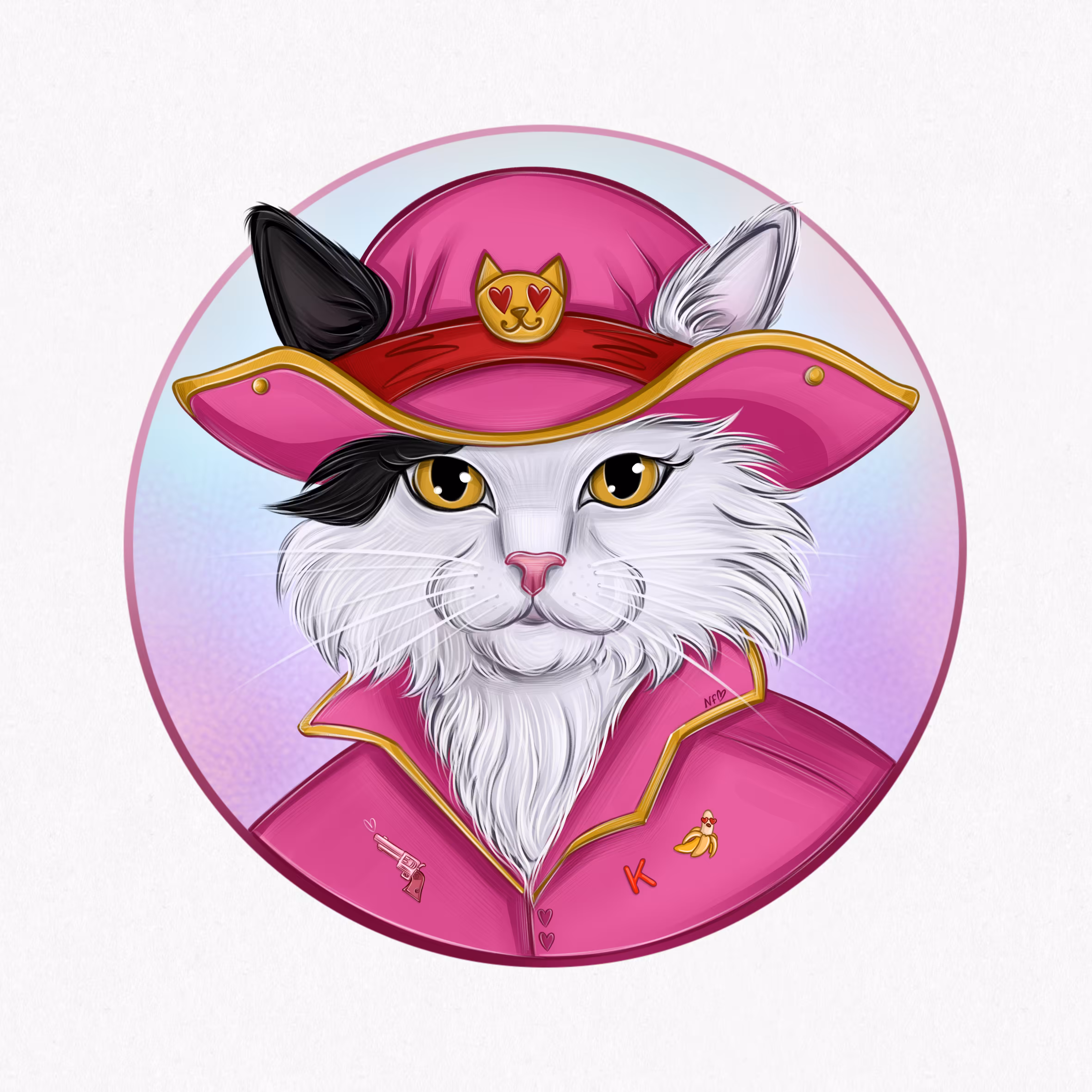 glamorous kitty pirate
