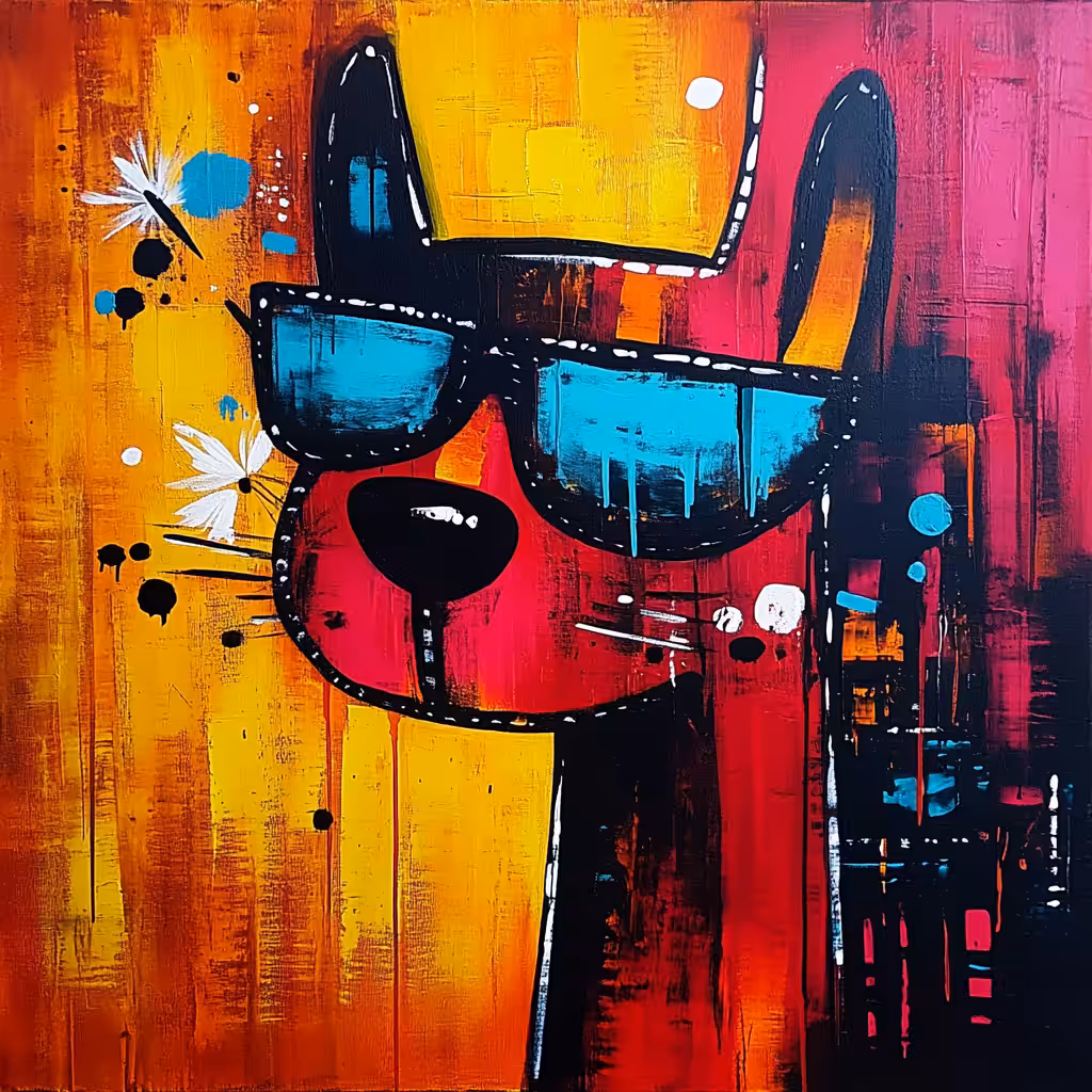Street Art: Star Dog