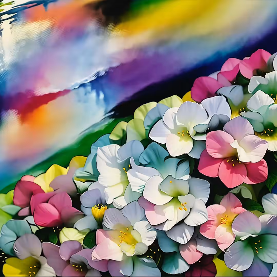 Floating flowers 