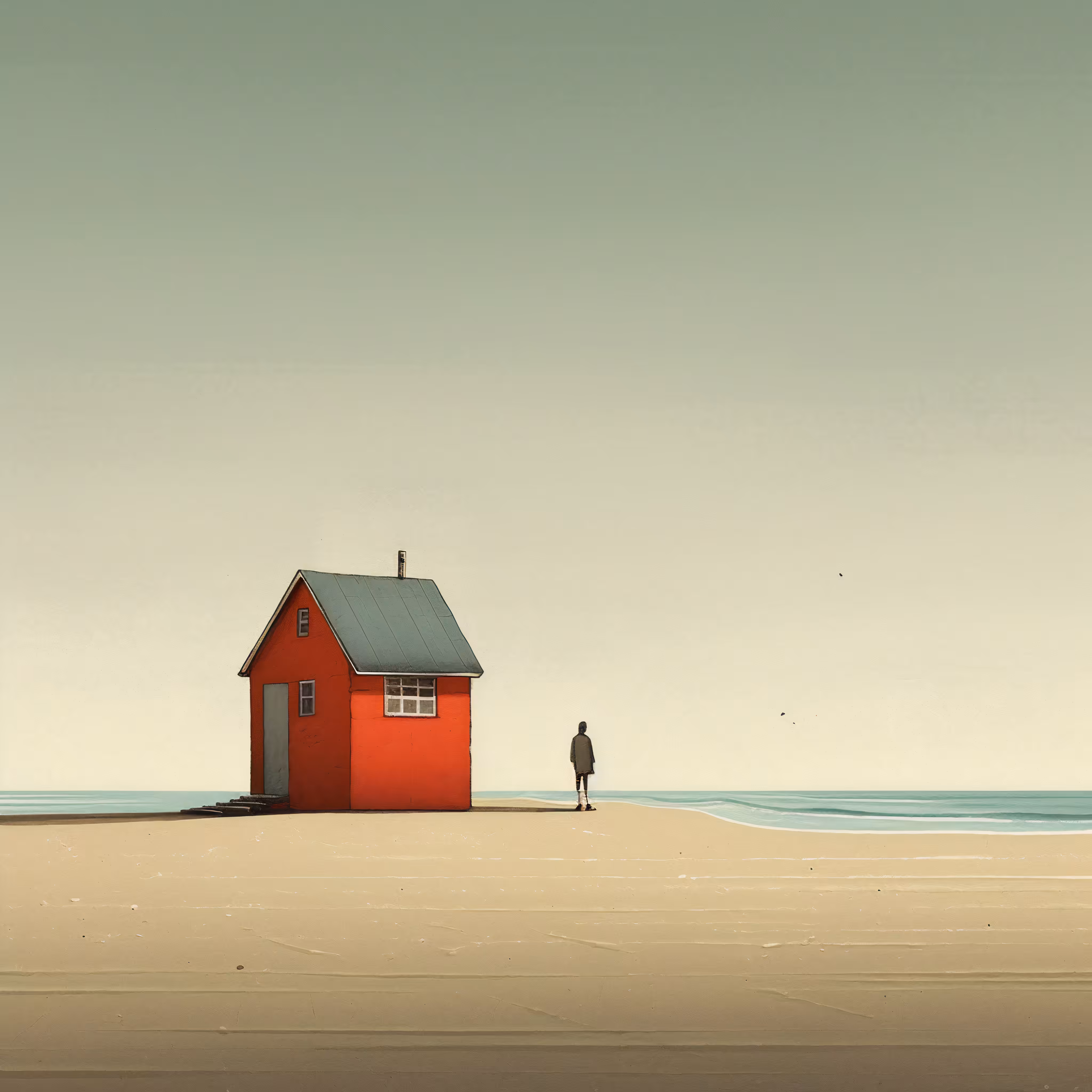 Alone On The Beach