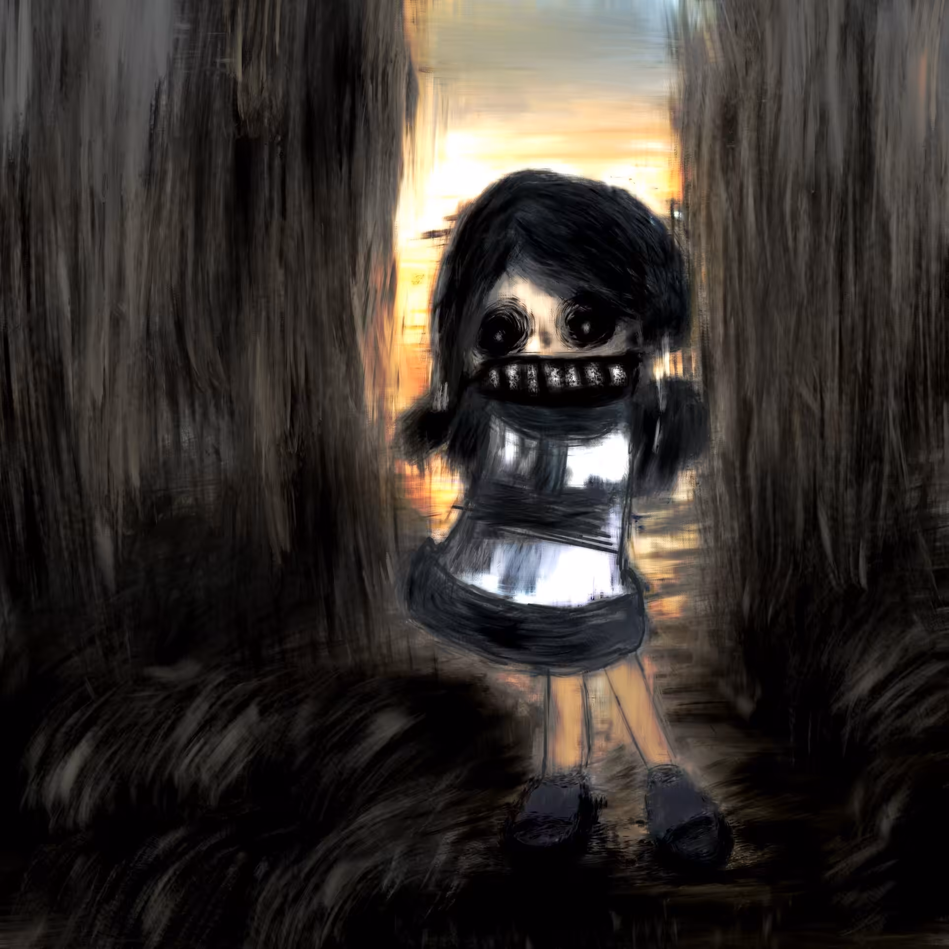a little dark