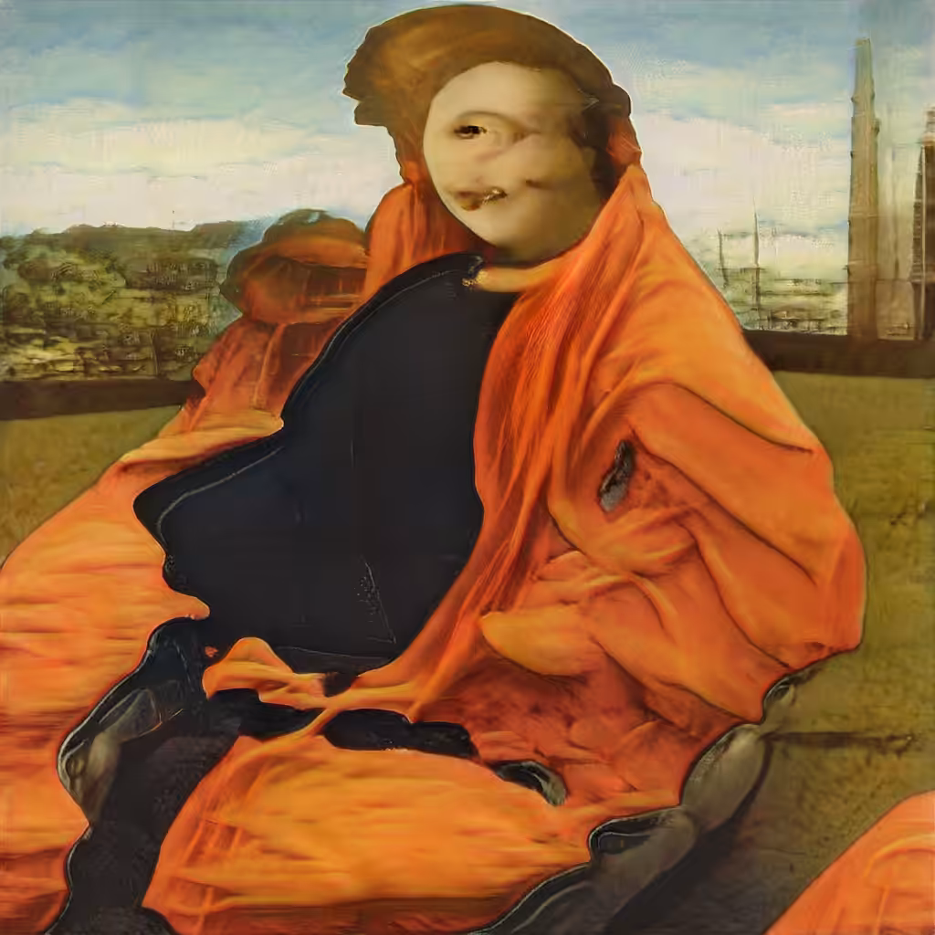 HIDDEN SILHOUETTE - AI Renaissance Painting #4