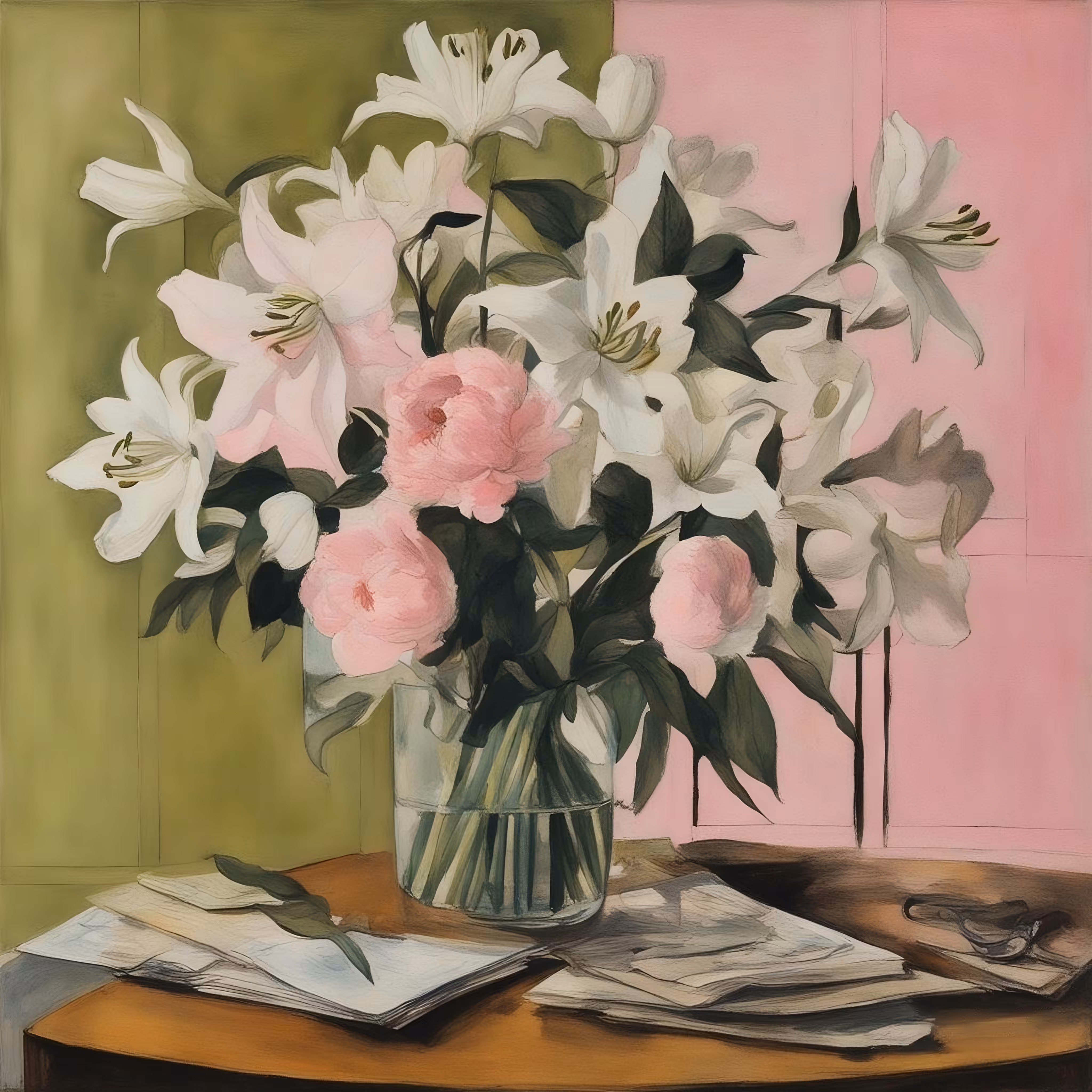 Still life with lilies