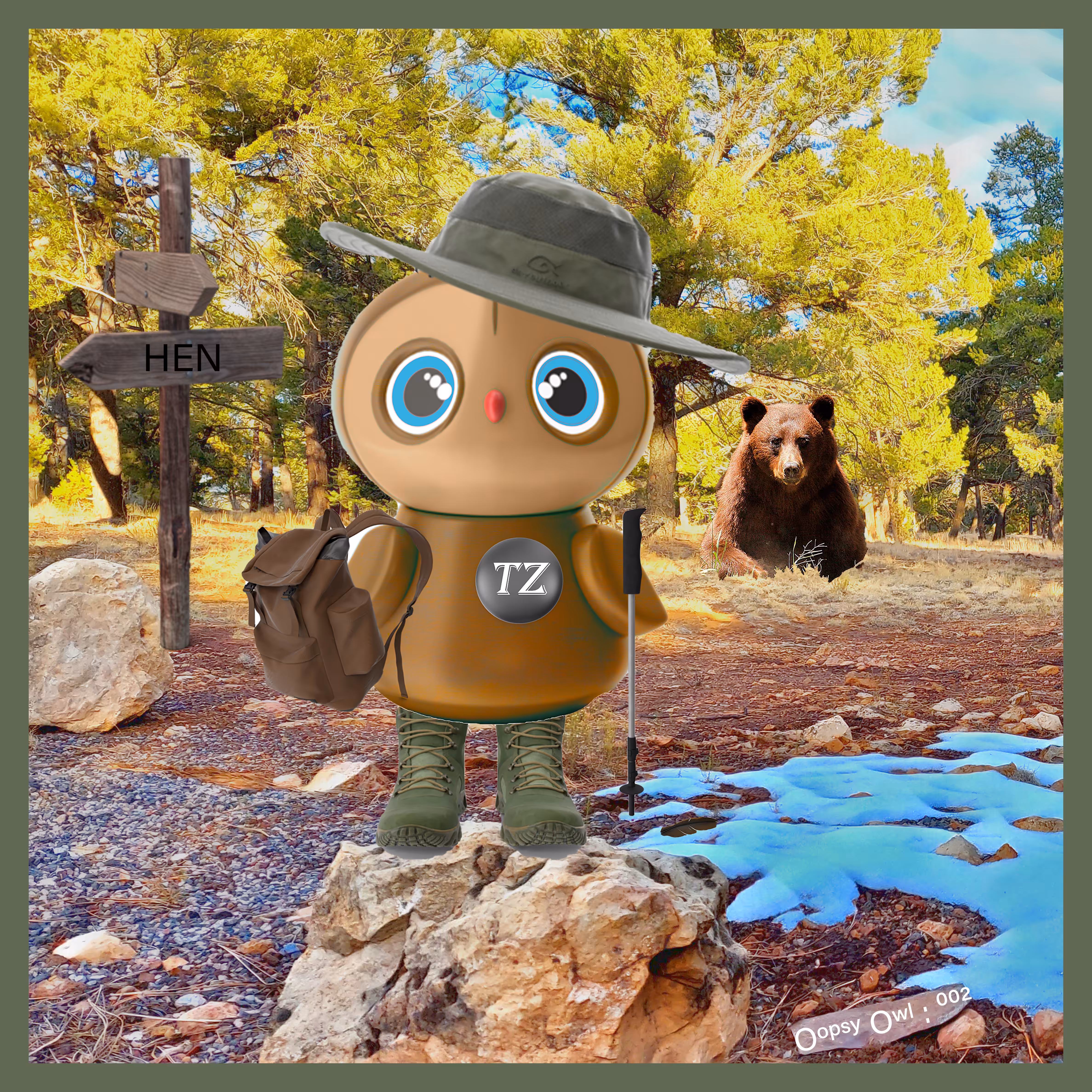 Oopsy Owl : 002 : Found a Bear