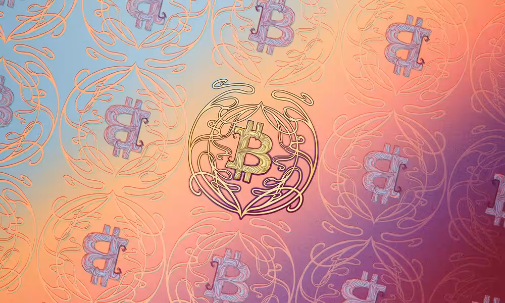Crypto Logo Art Bitcoin