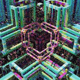 Colorful cubic sponge forms #63