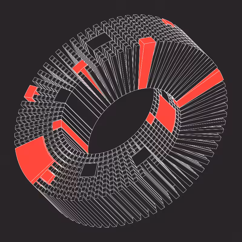 Ex Mobius (Neon Red) #25