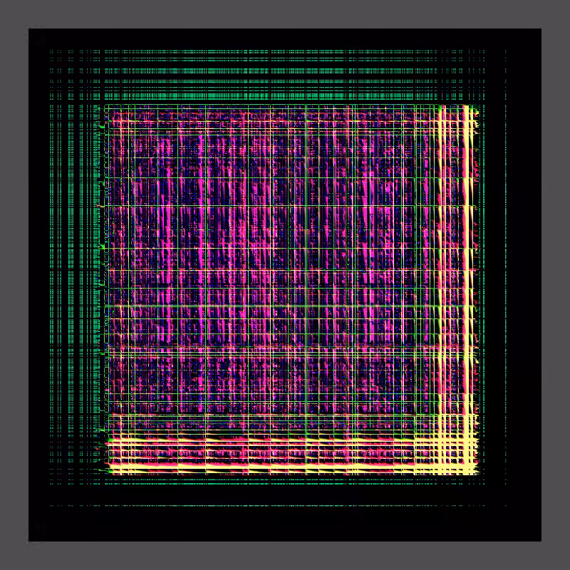 Analog Grid Burn #1