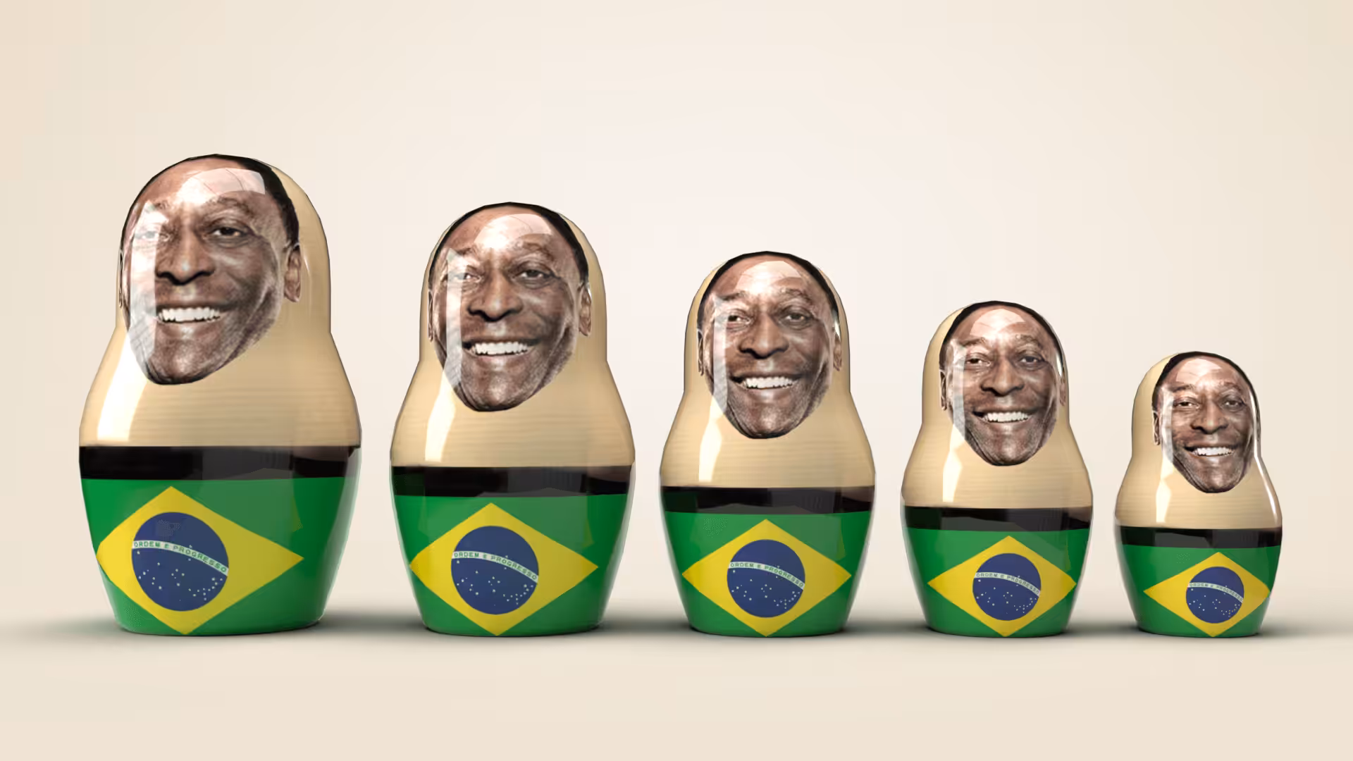 Pelé Matryoshka