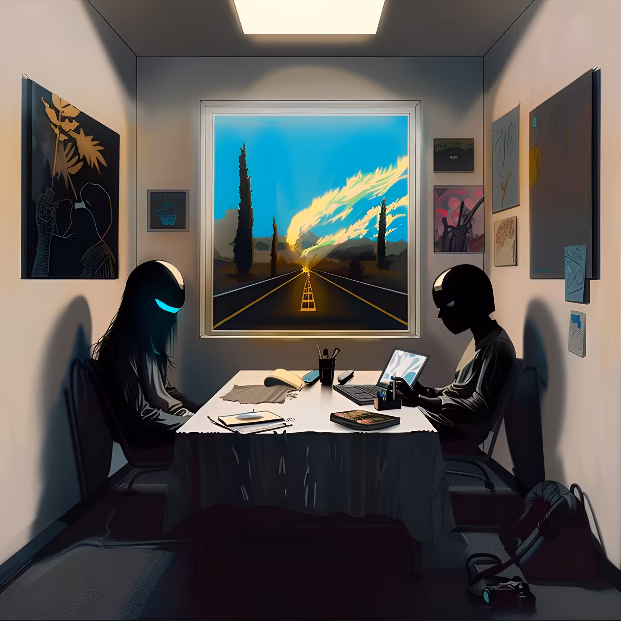 Artists Conversations : Neon Shadows