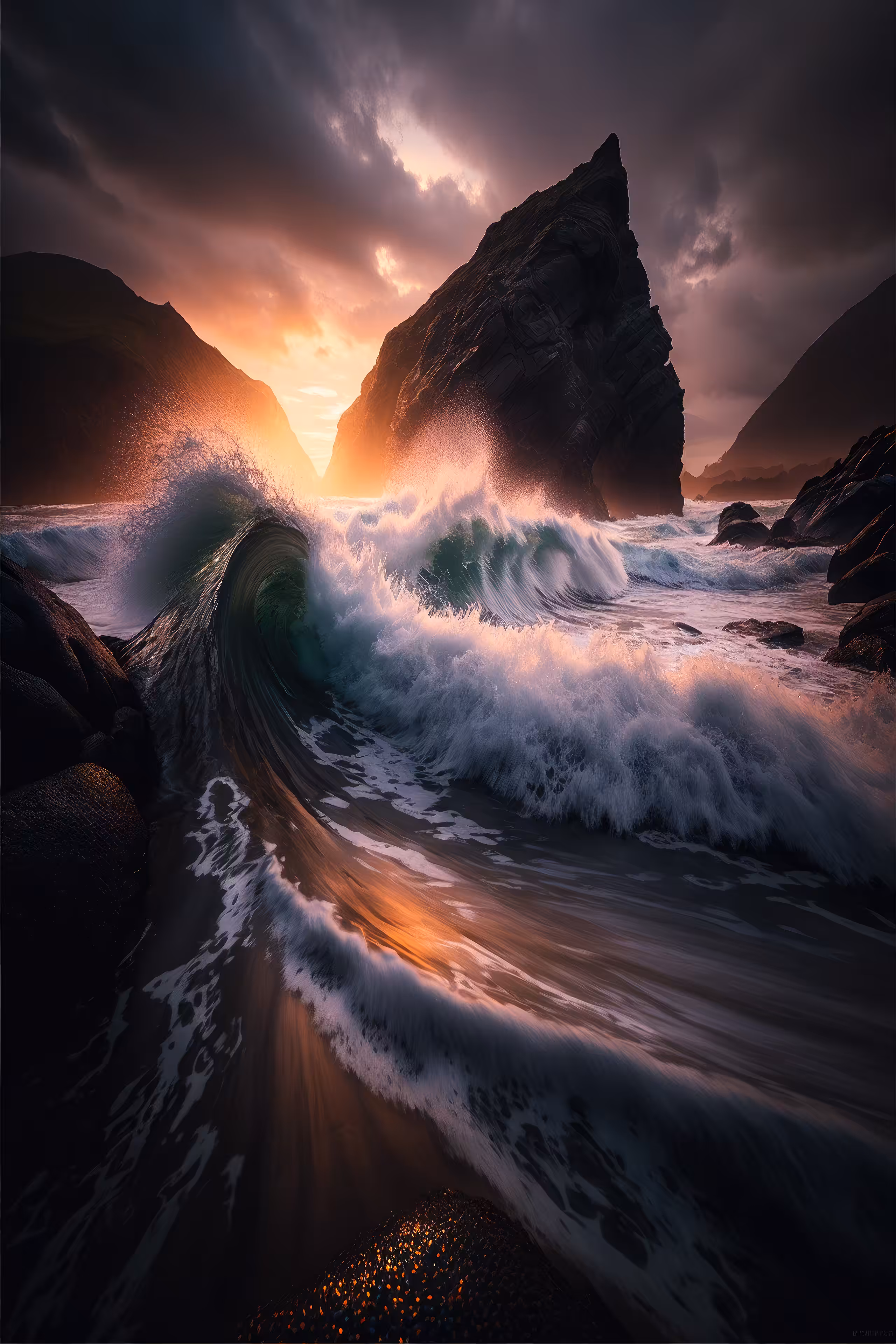 Flowing