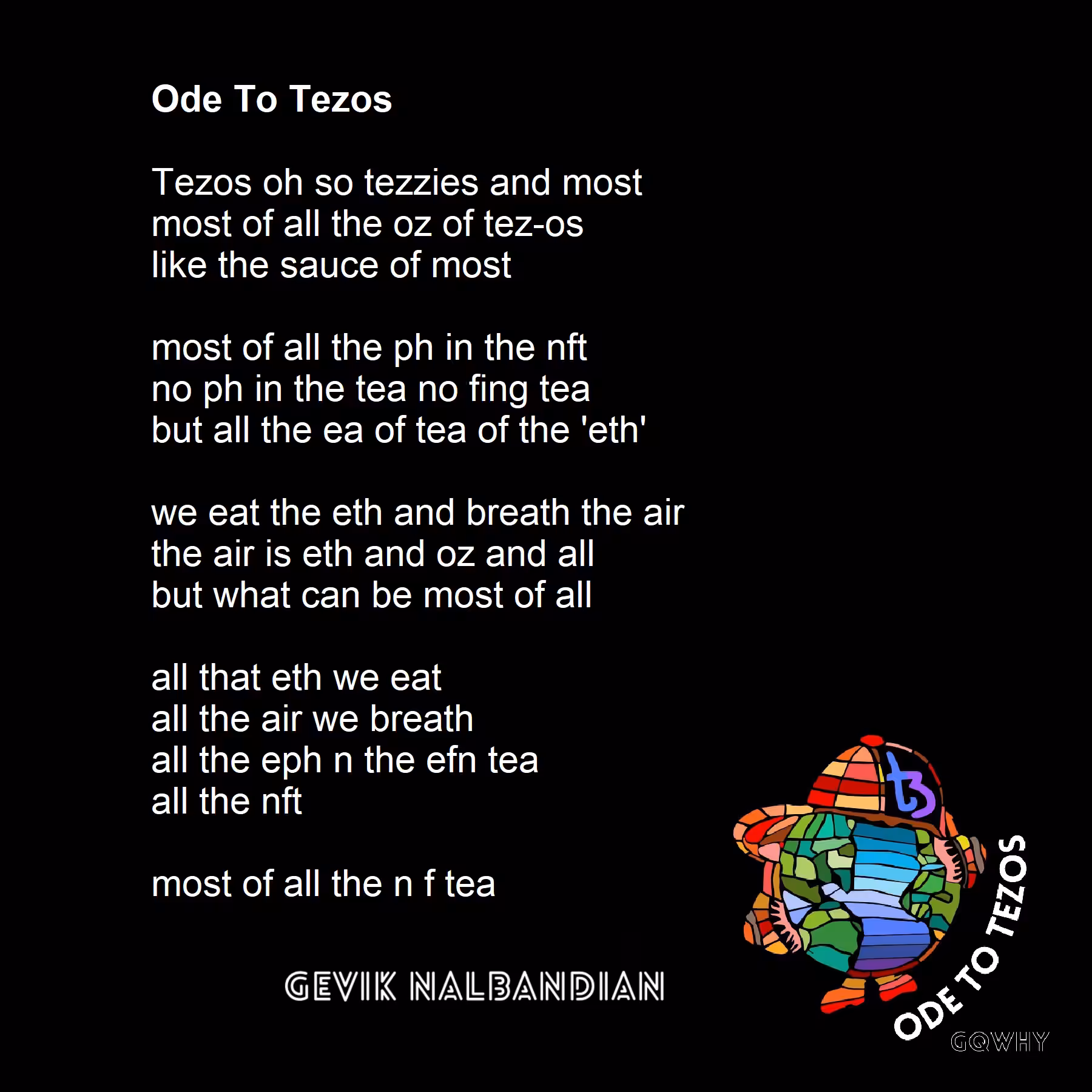 Ode to Tezos (Lyrics)