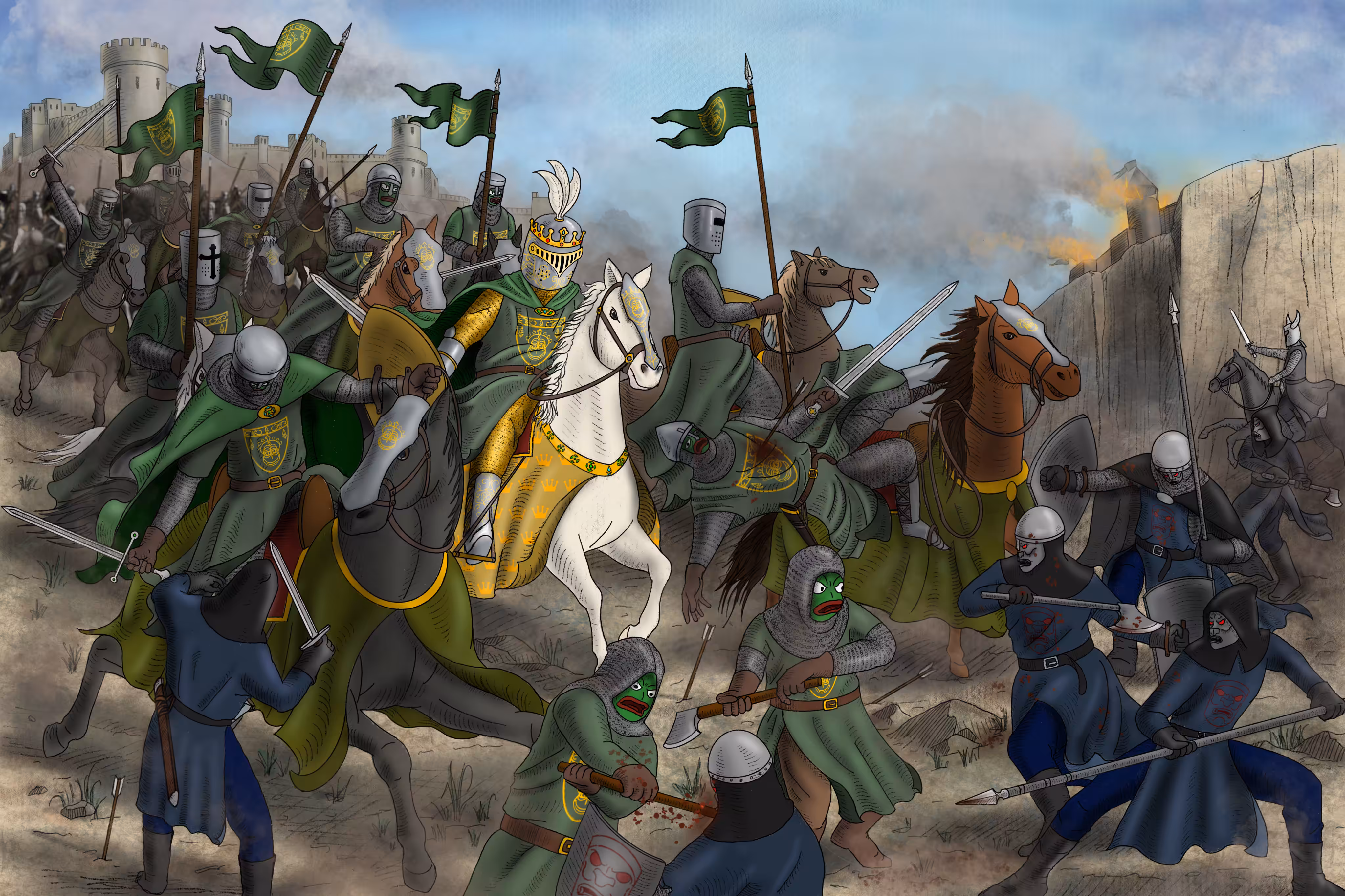 The battle of Frog Castle