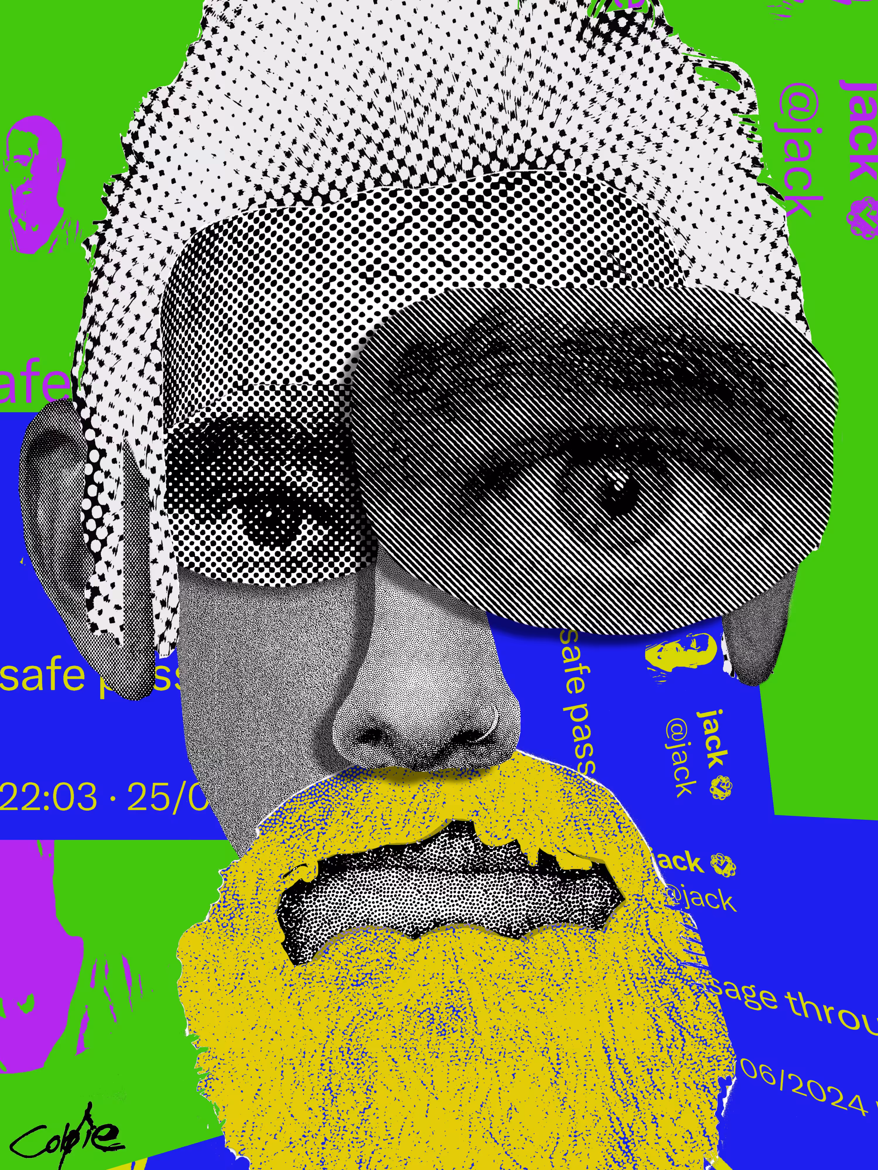 Jack Dorsey - Decentral Eyes - Safe Passage Variant - 5/240