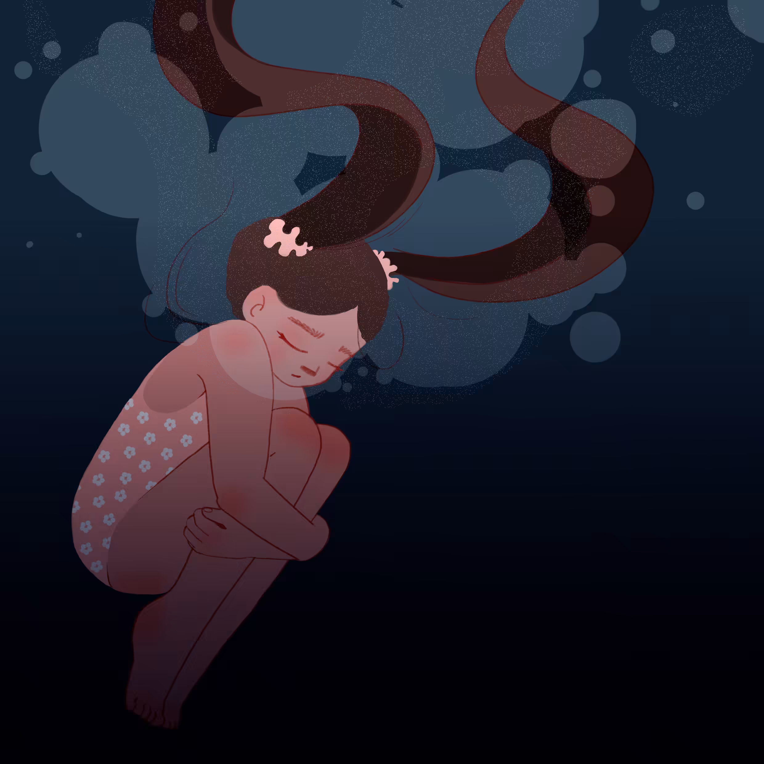 It begins adrift