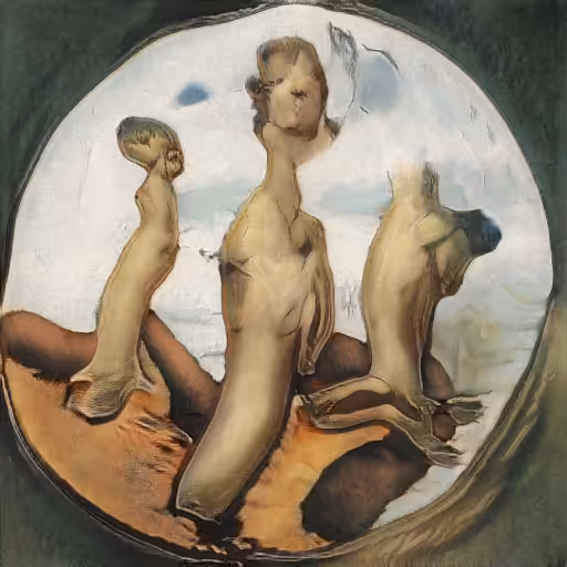 AI-generated Painting of Surreal NeoClassicism