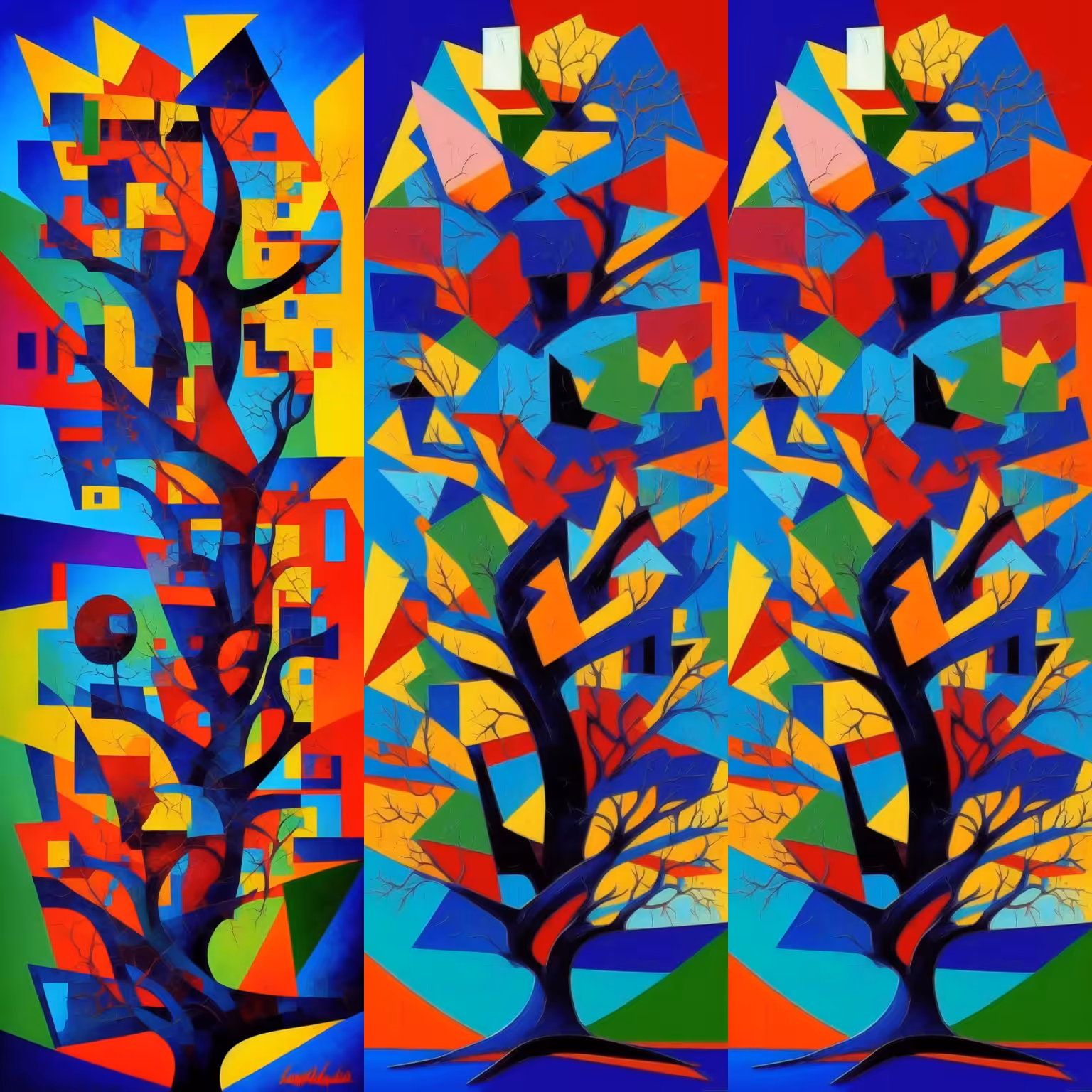 Cubism Trees #2