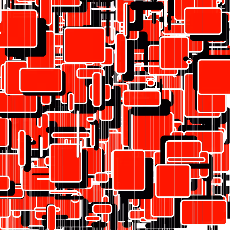 Red Rect 1950 #3
