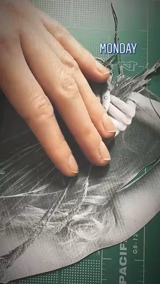 Miscommunicated Secrets- Cutting- Artist Process Timelapse Video