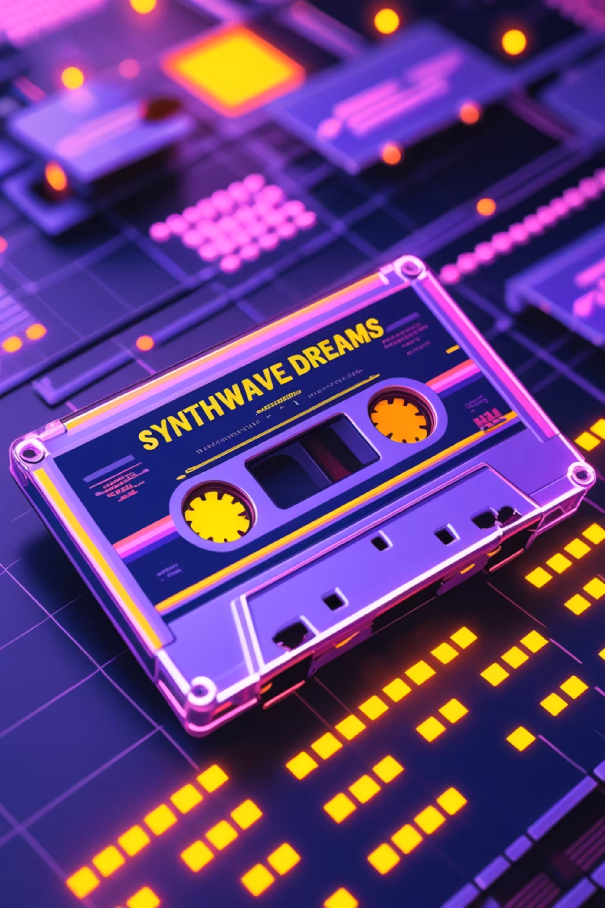 "Digital Imagination": "Synthwave Dreams"