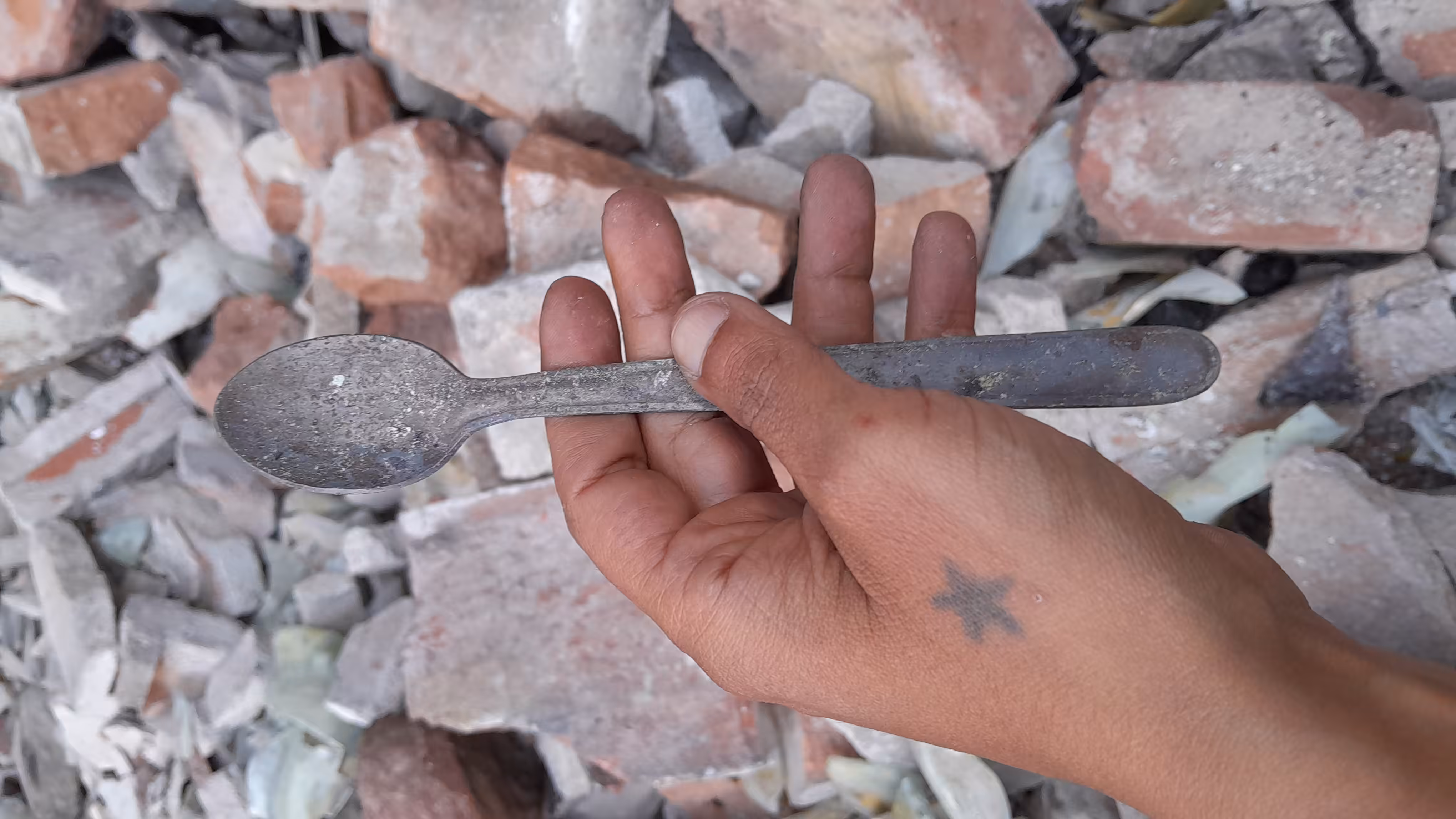 the spoon from when I was a child