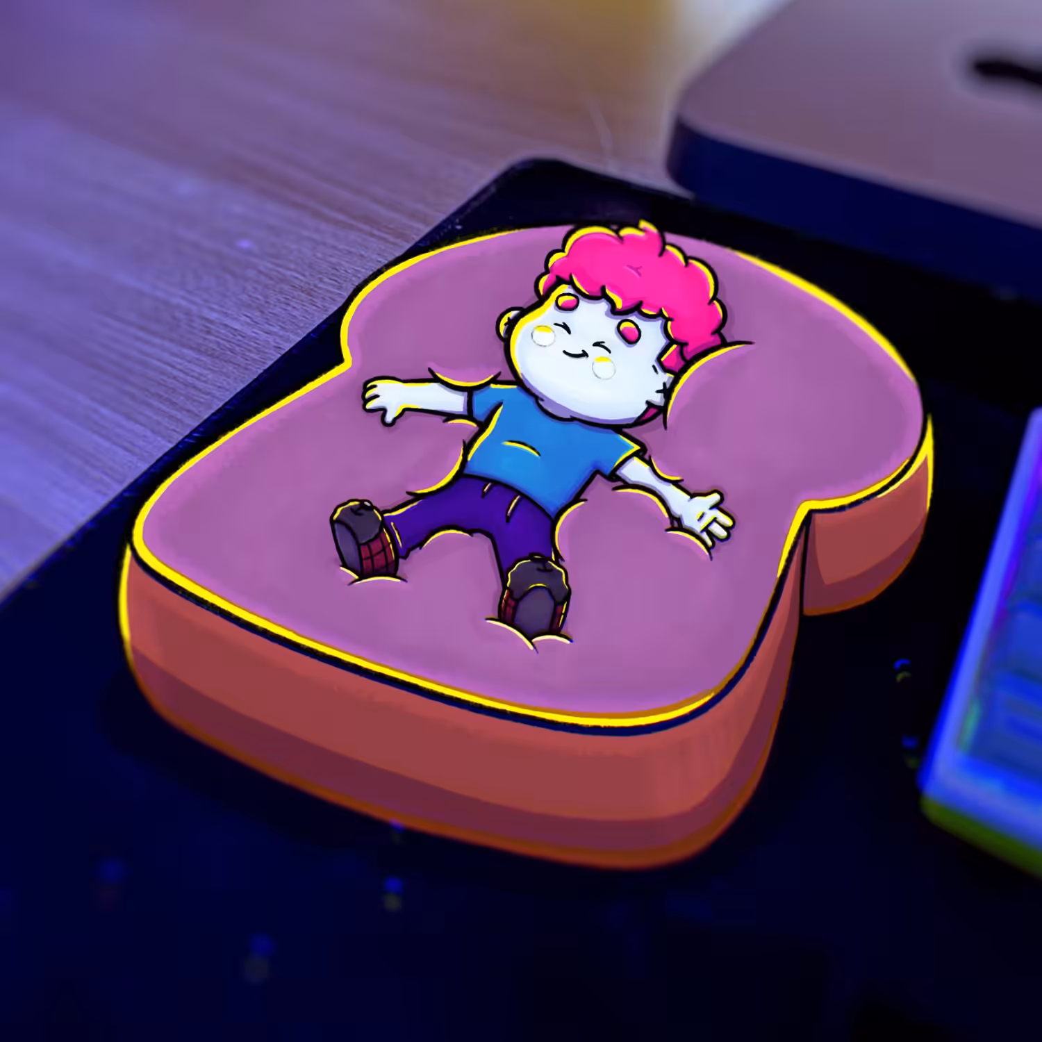 chilling on the loaf
