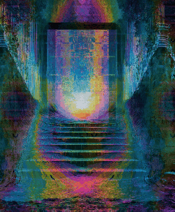GM, LOVE, GLITCH, JAWN: Rainbow Dispersed Portal