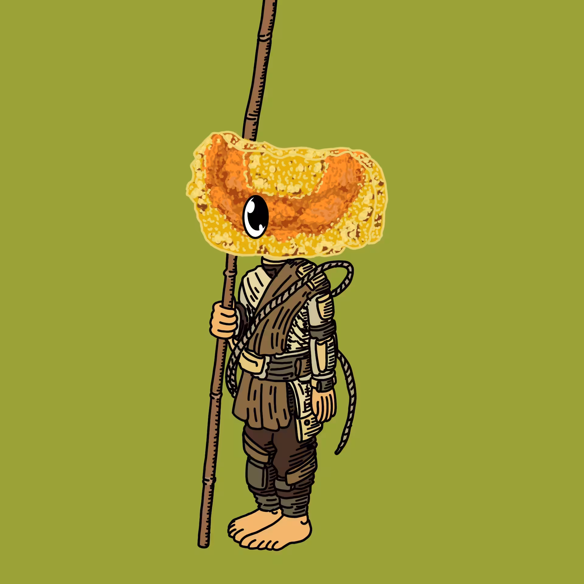 Honeyhunter one eyed guy #00324