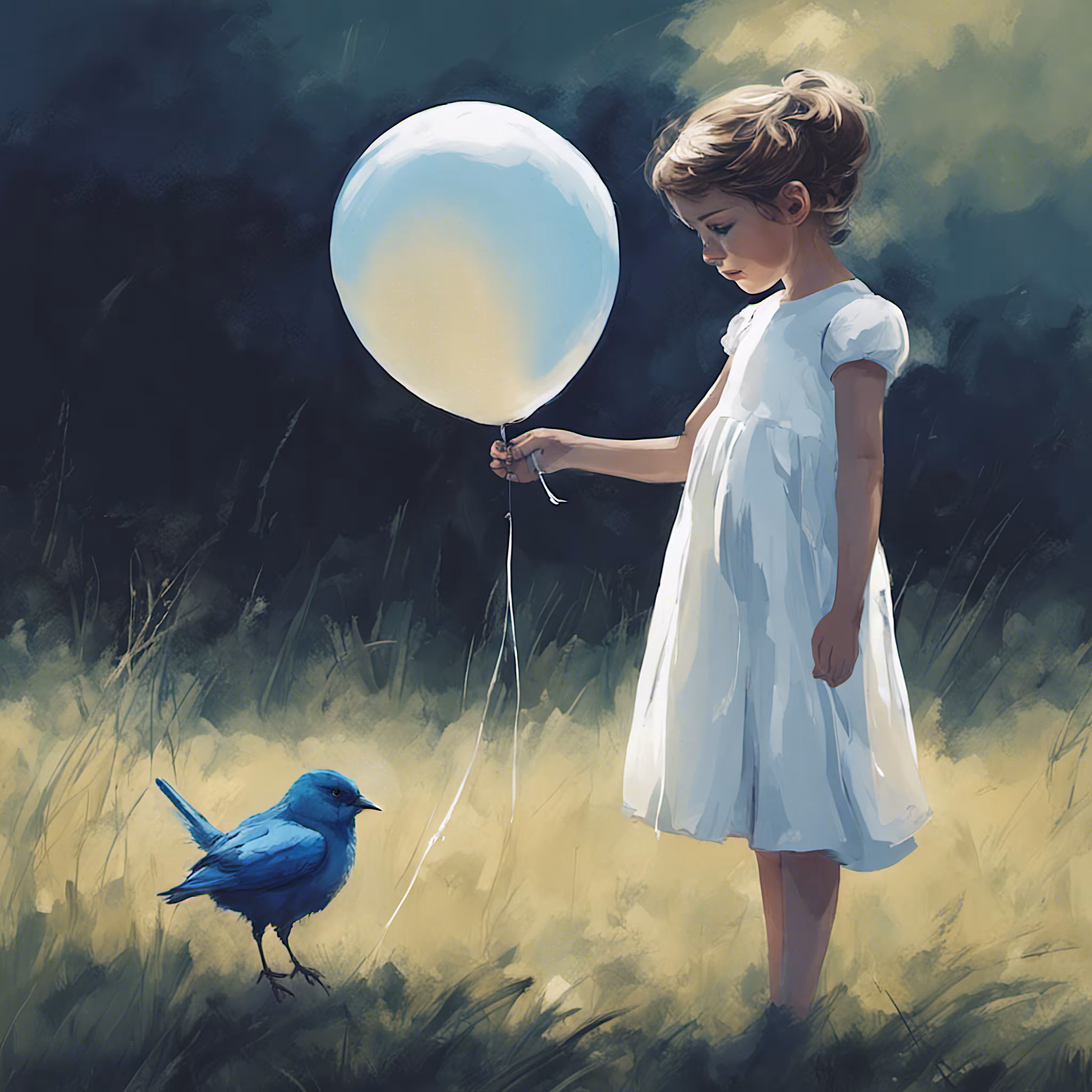 Serenity #154 - When I met the blue bird