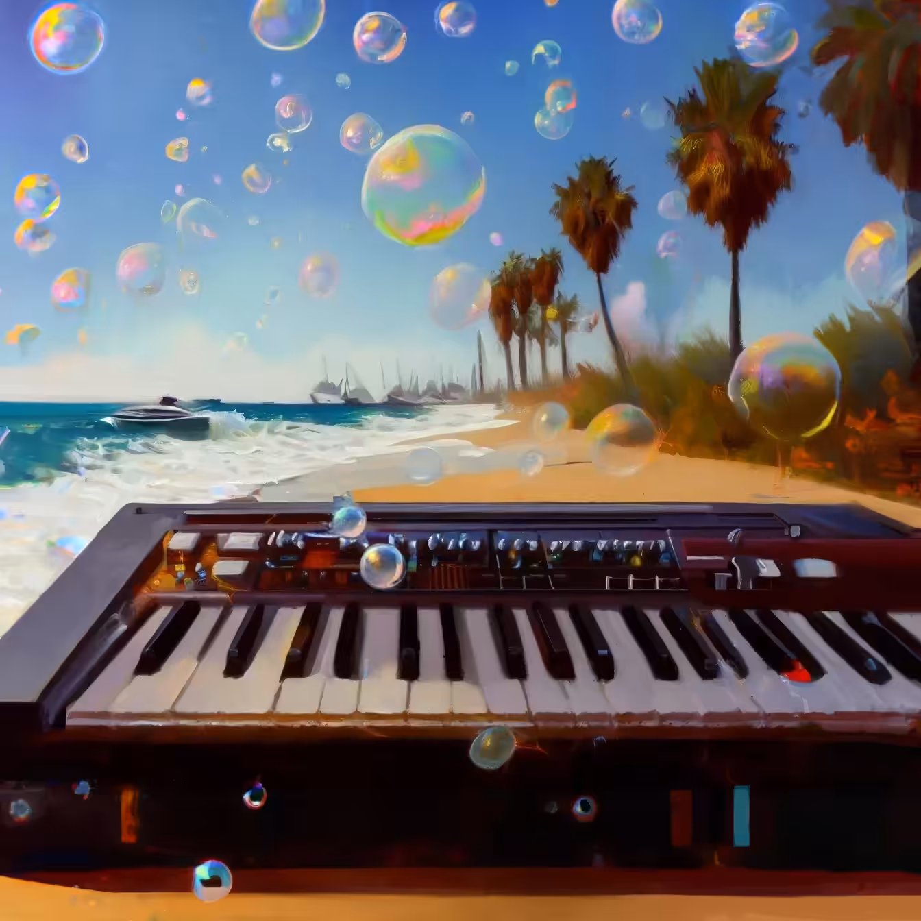 Synth | Palm Trees | Beach 