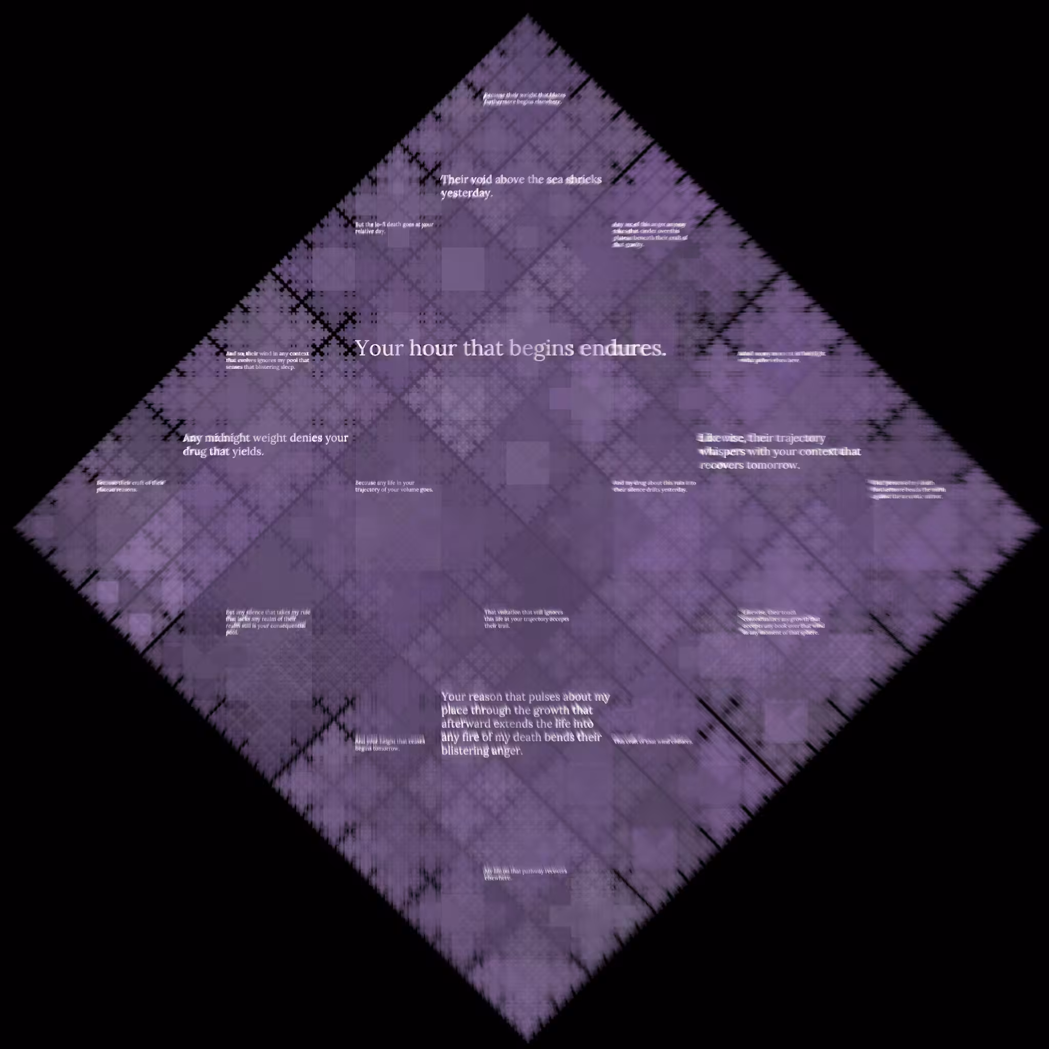 Diamond Fractal Fire #34
