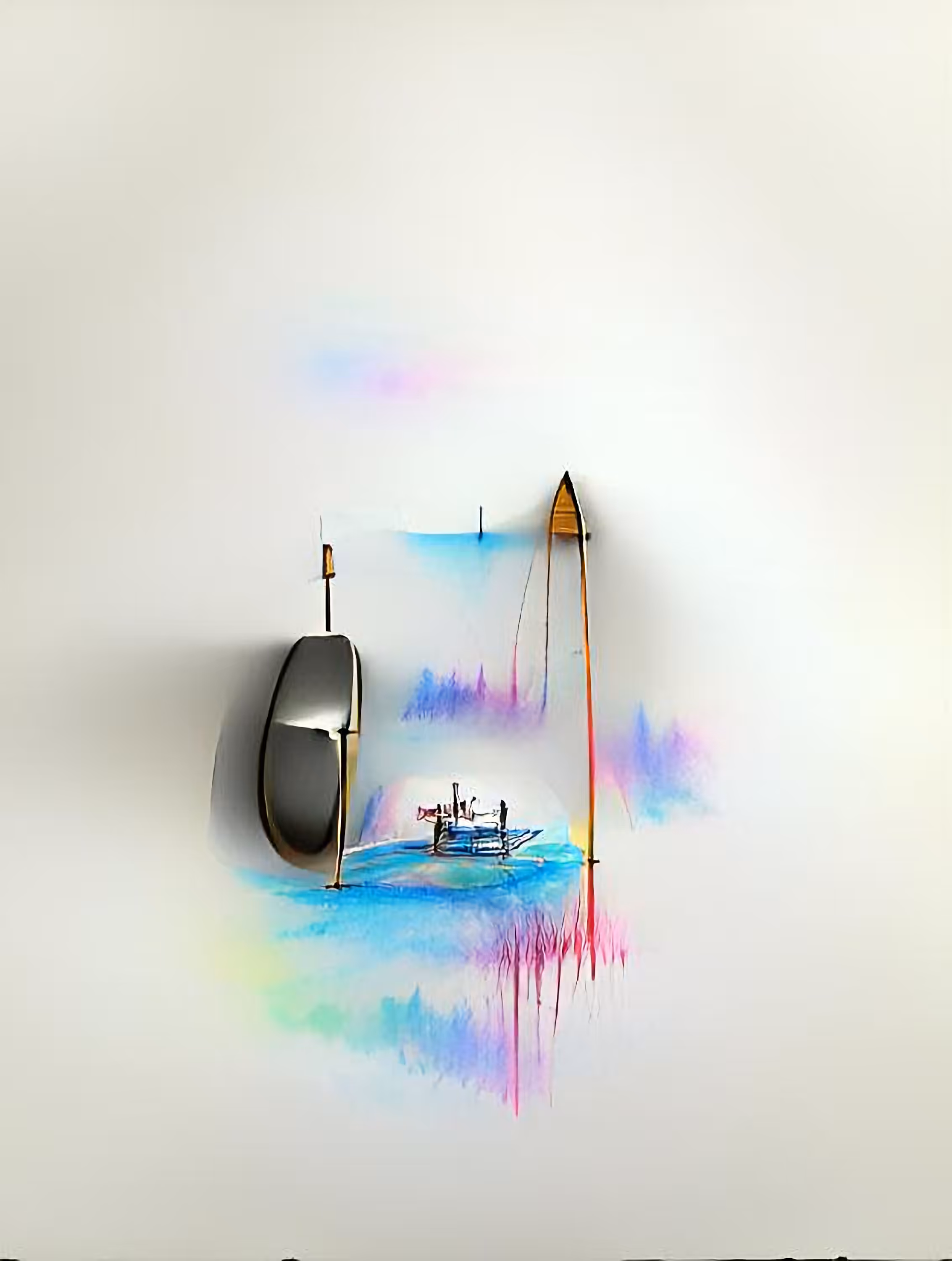 Lets escape reality, lets take the little wooden boat and go out in the open far from the shore just to reconnect with the whole again