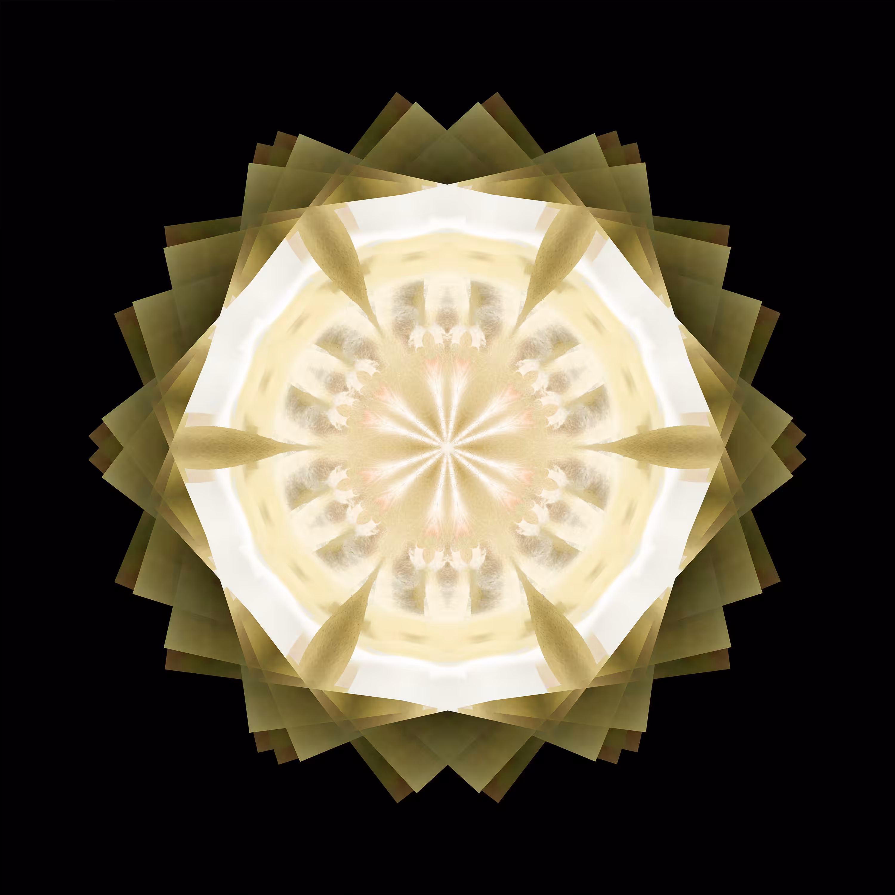 Yin Mandala: Yellow