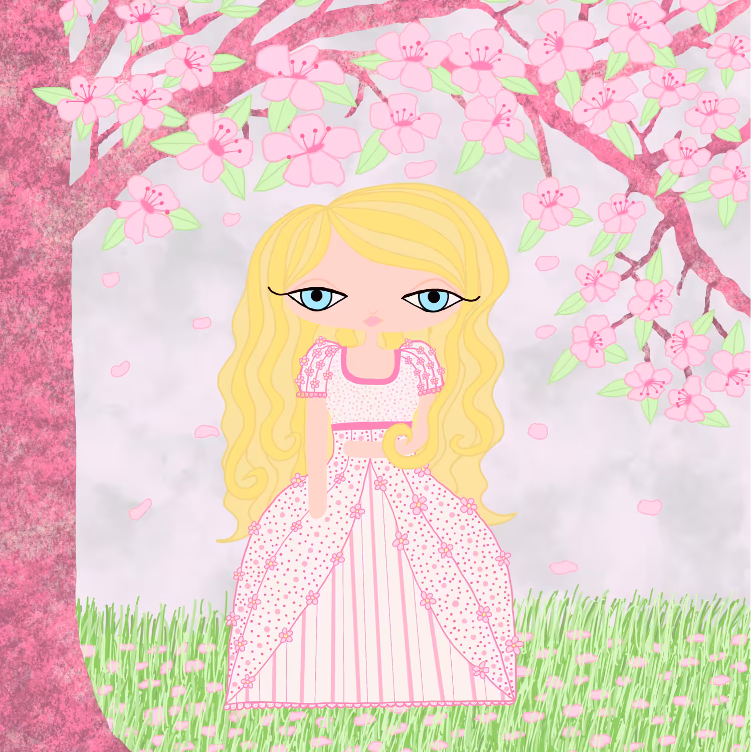 "Cherry Blossoms (Animated MP4)" By Sunny Crittenden