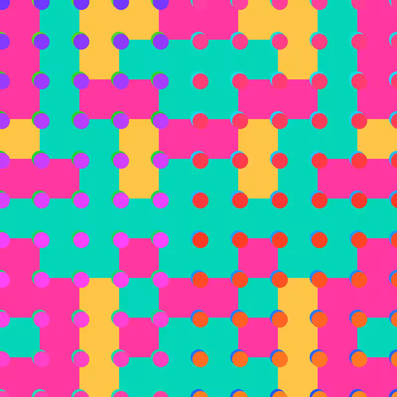 Squares and dots #14