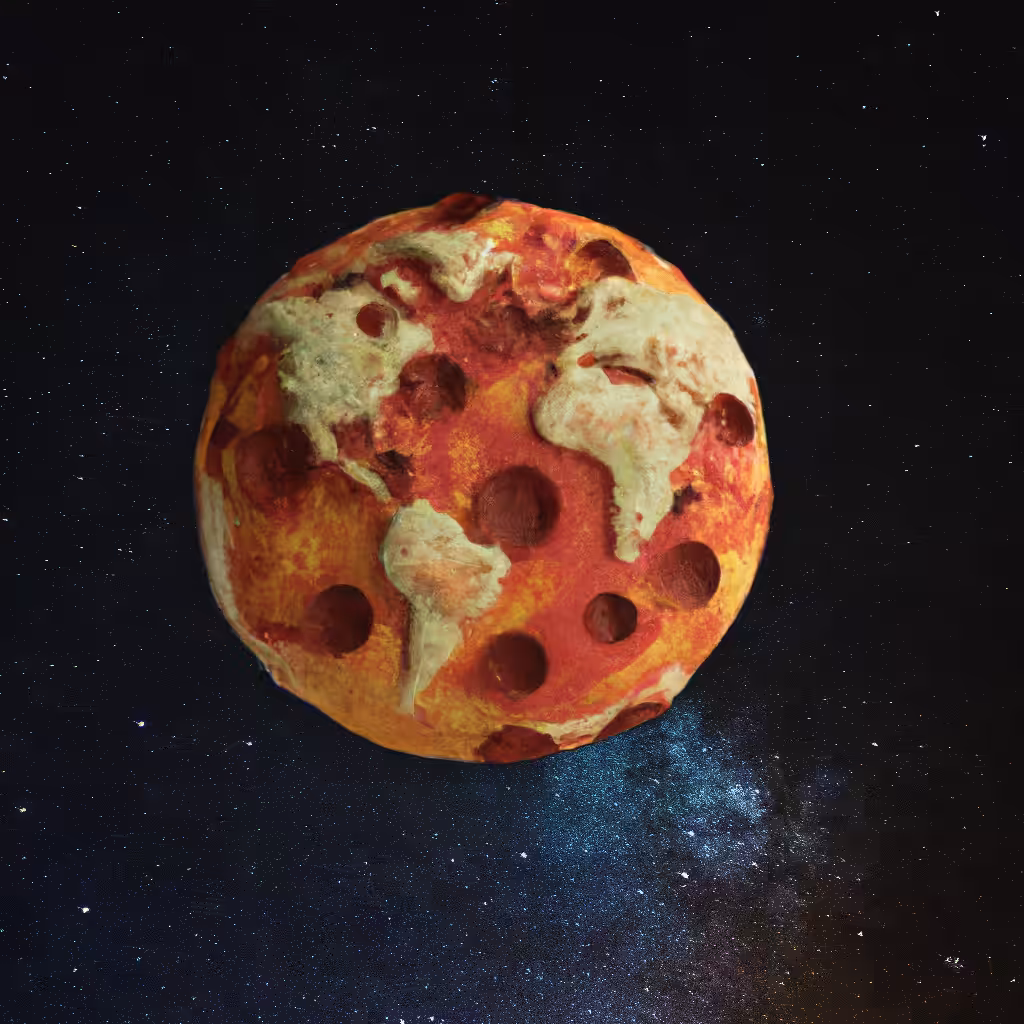 Planet Salami Pizza
