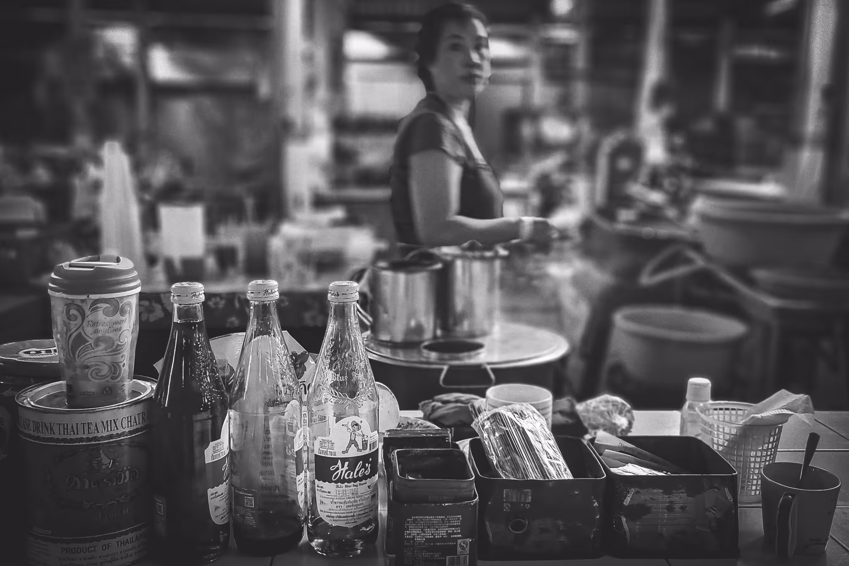 Thai tradition coffee shop.