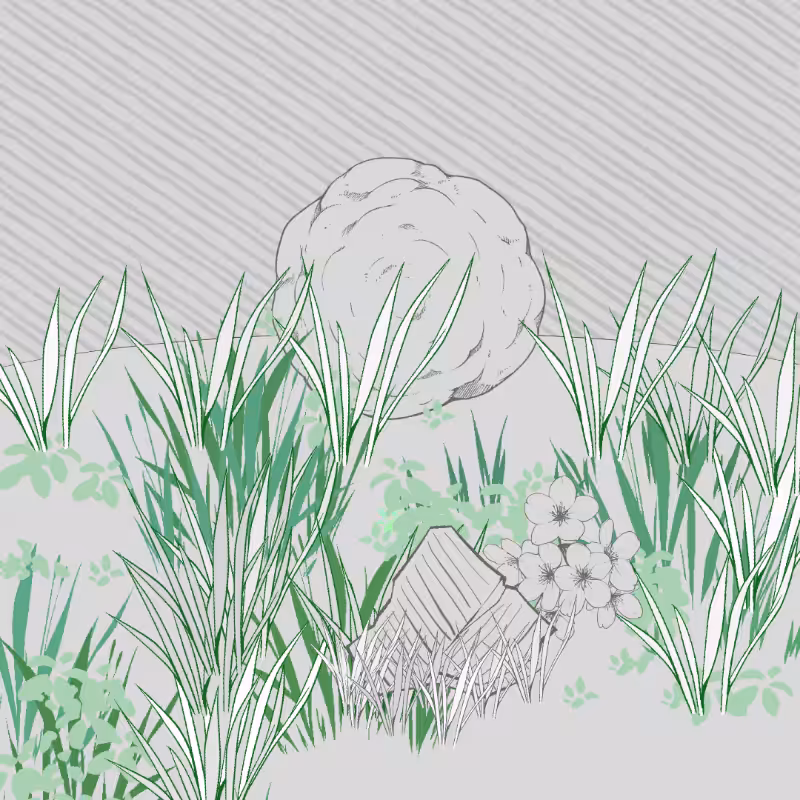 Wild Grass and Rubble #175