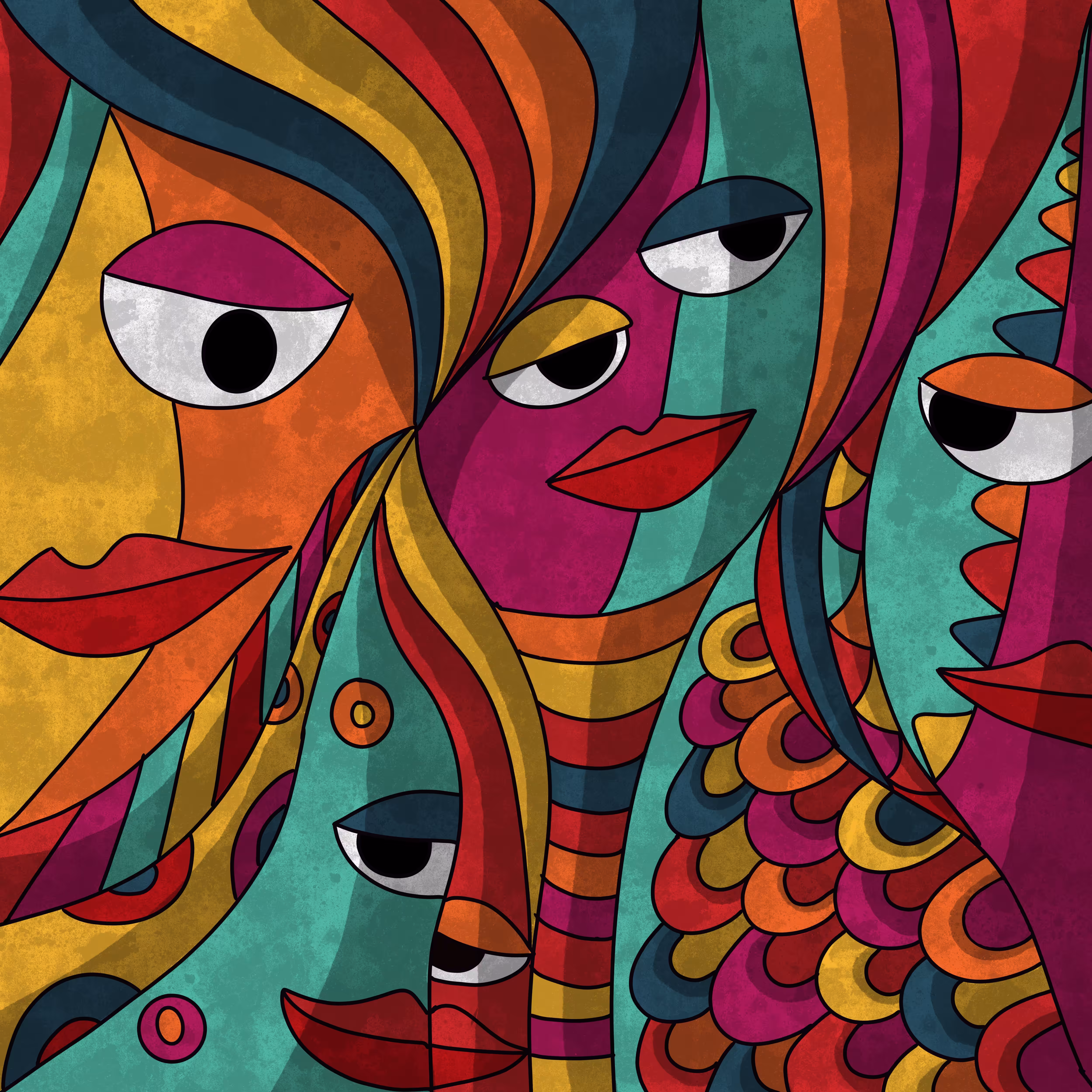 Abstract of a thousand faces 006