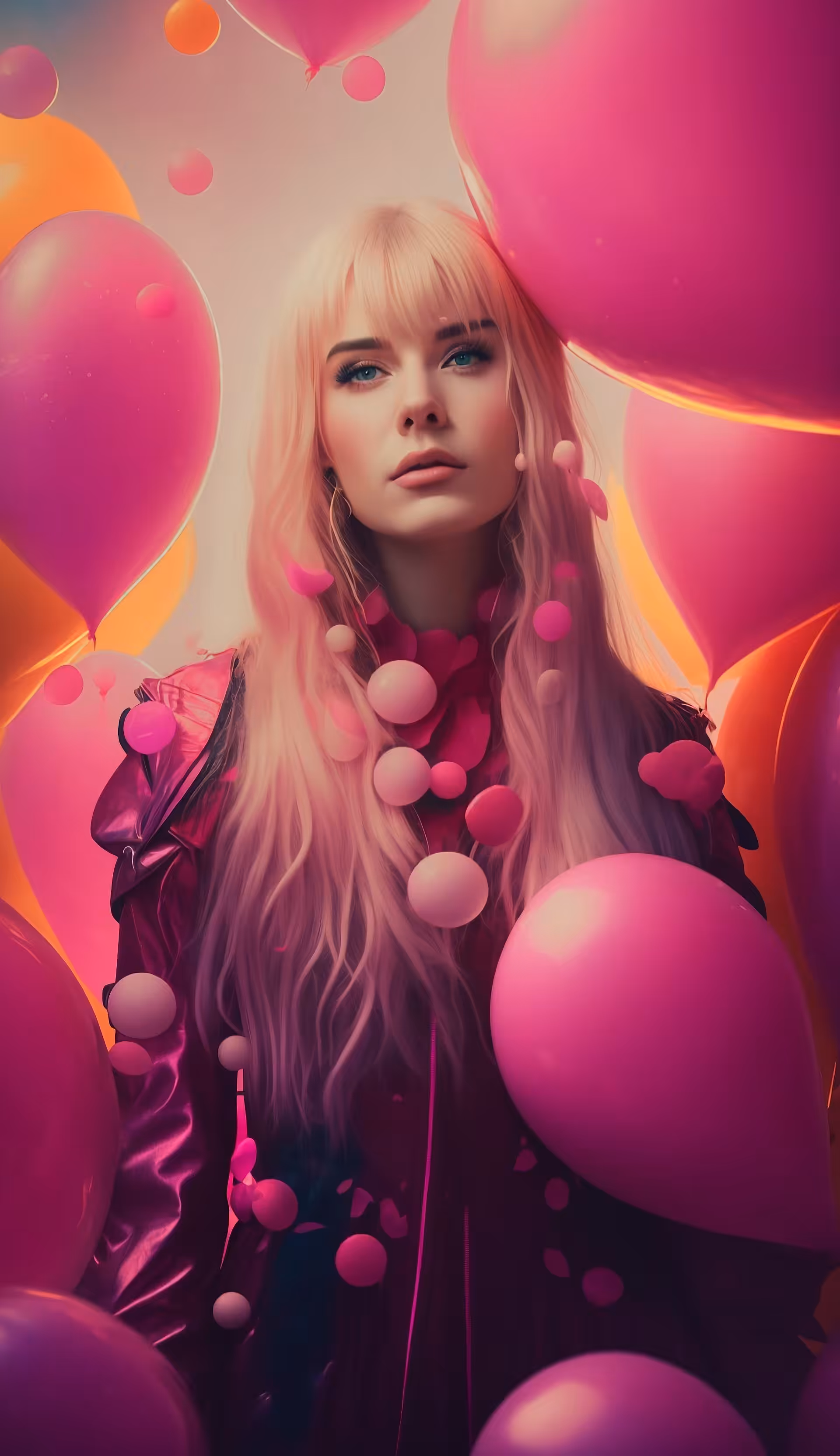 Pink.