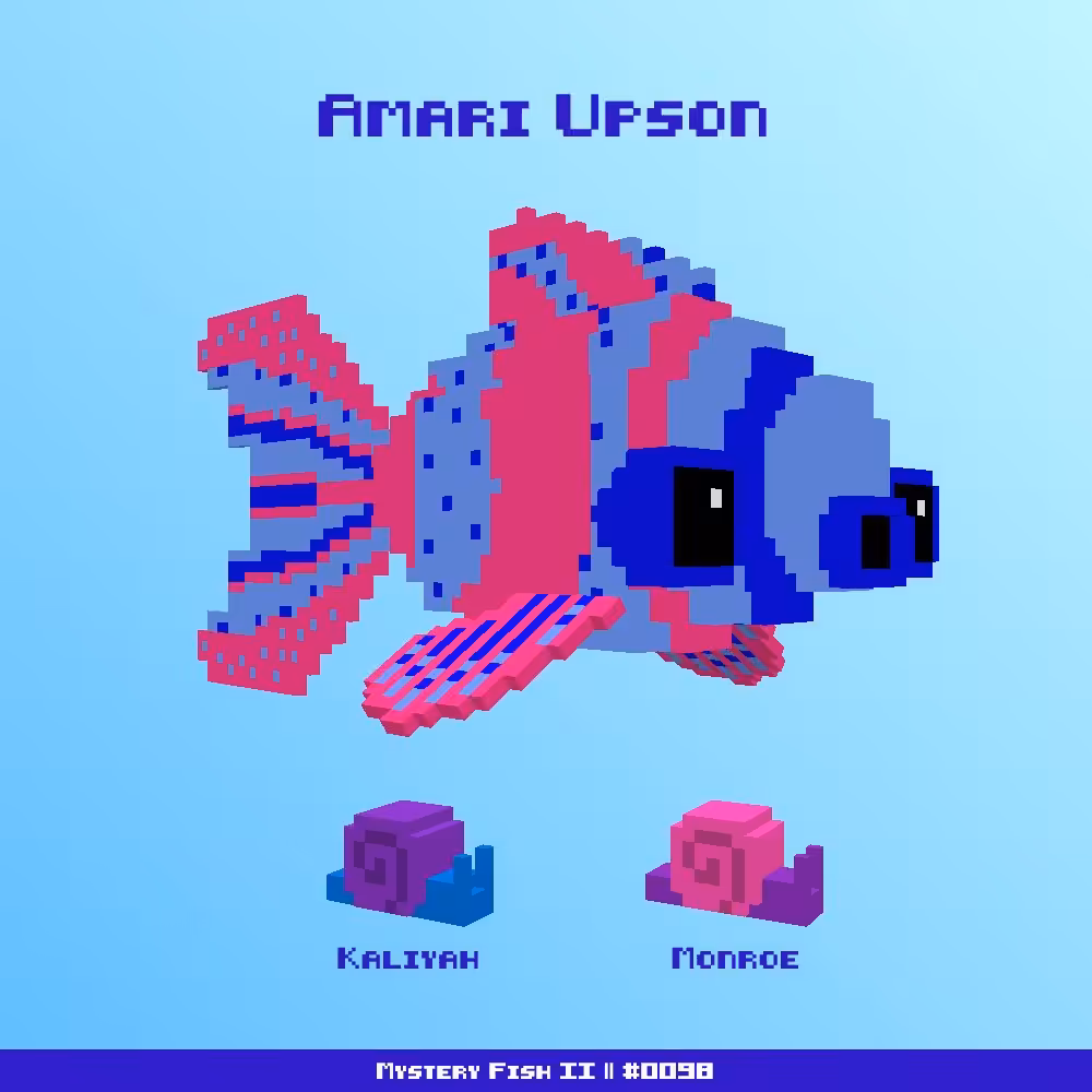 Amari Upson :: Mystery Fish 0098/1000